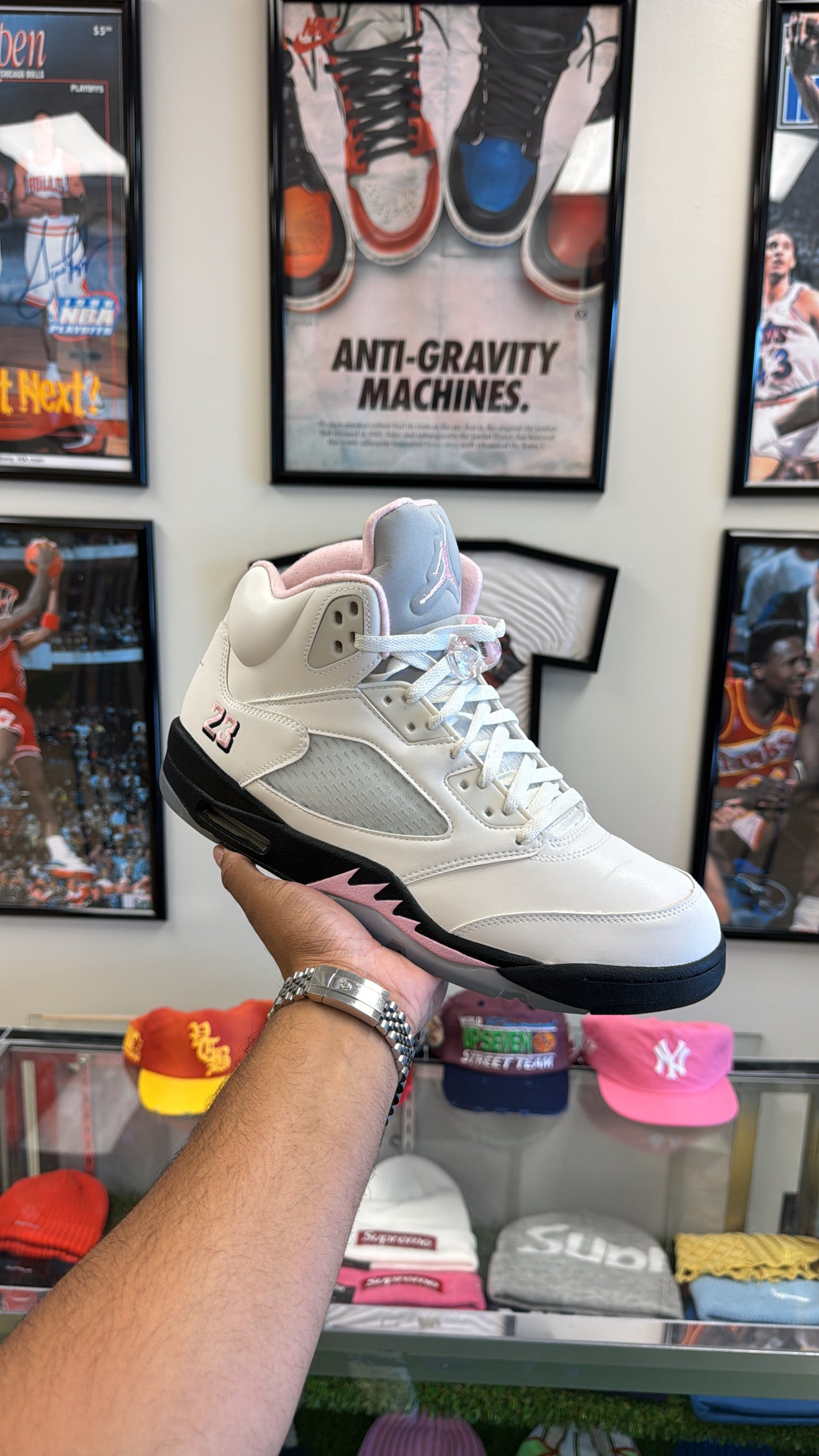 Jordan 5 Retro “Medium Soft Pink” (Sz 12.5)