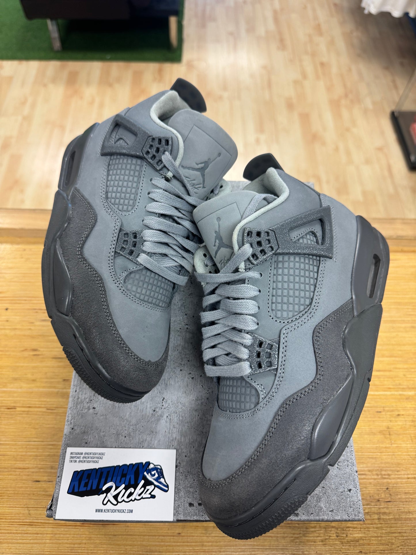 Jordan 4 Retro “Wet Cement” (Sz 7.5)
