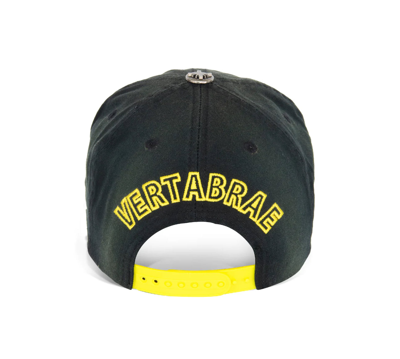 “Vertabrae” BLACK & YELLOW SNAPBACK