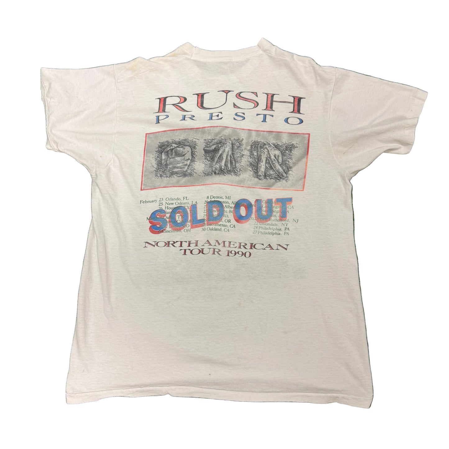 “Vintage” 1990 Rush Presto Tour