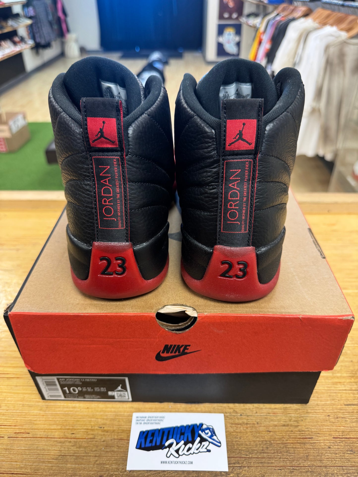Jordan 12 Retro “Flu Game” 2025 (Sz 10.5)