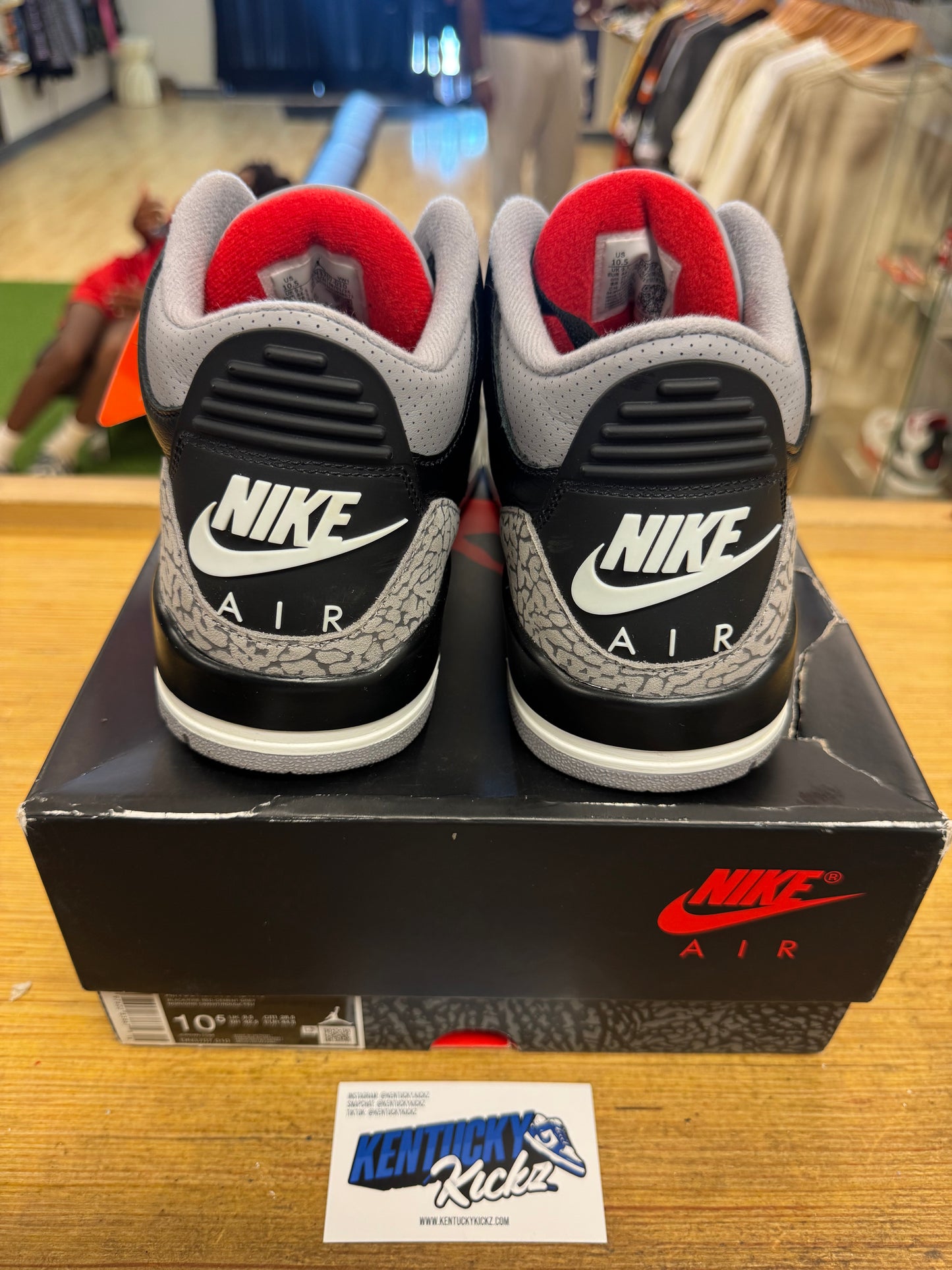 Jordan 3 Retro OG “Black Cement” 2024 (Sz 10.5)