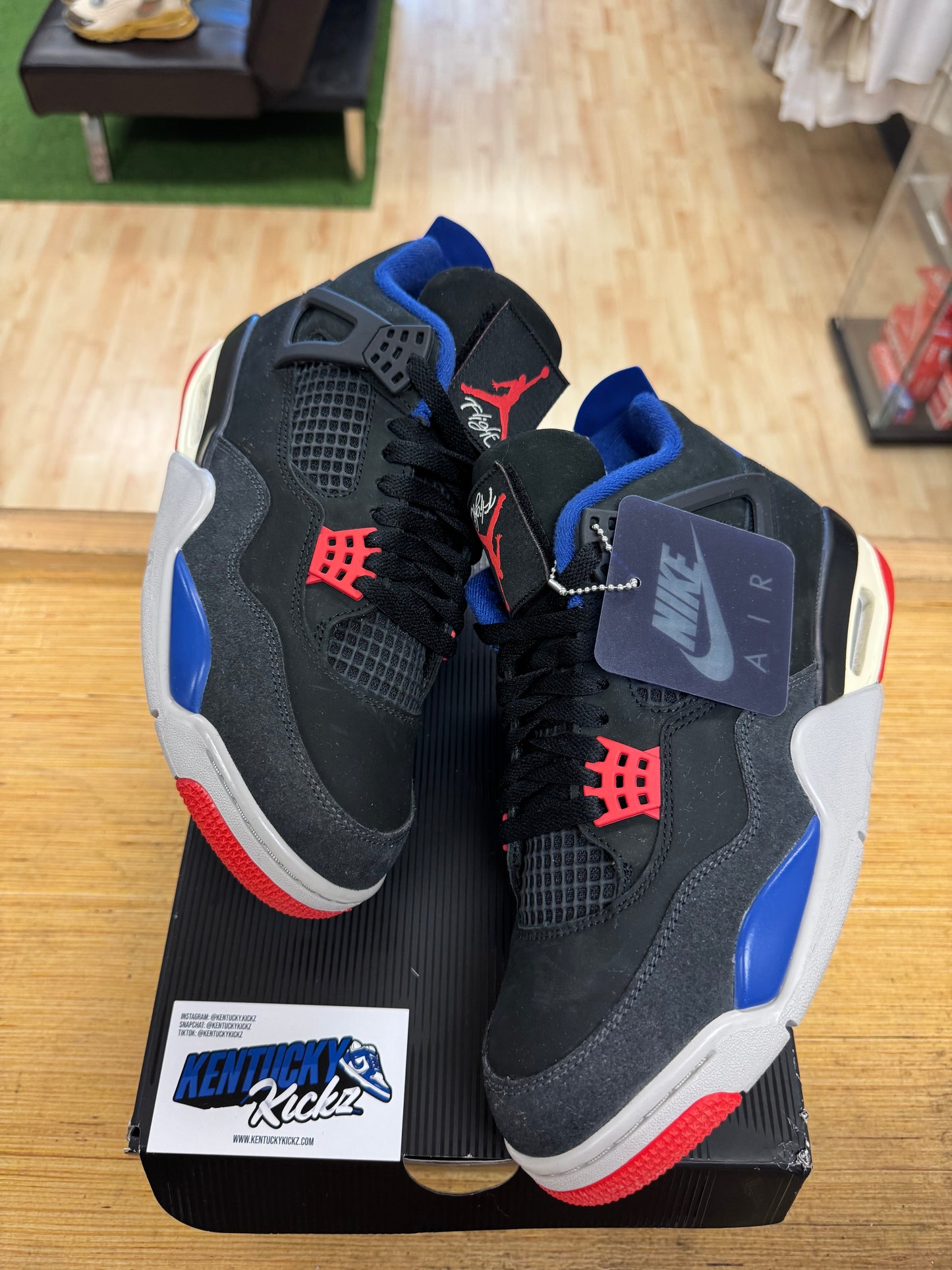 Jordan 4 Retro “Rare Air” White Lettering (Sz 9)