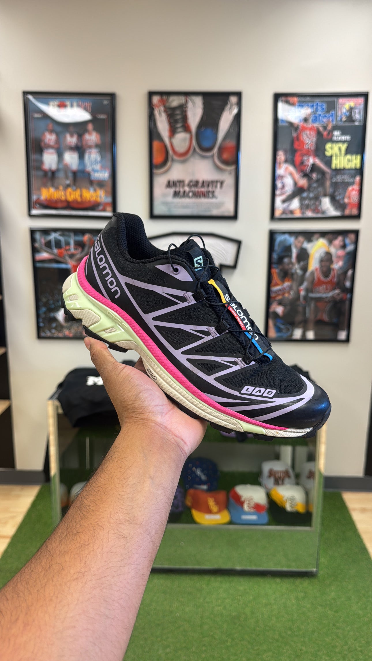 Salomon XT-6 “Black Lavender Pink” (Sz 8.5)