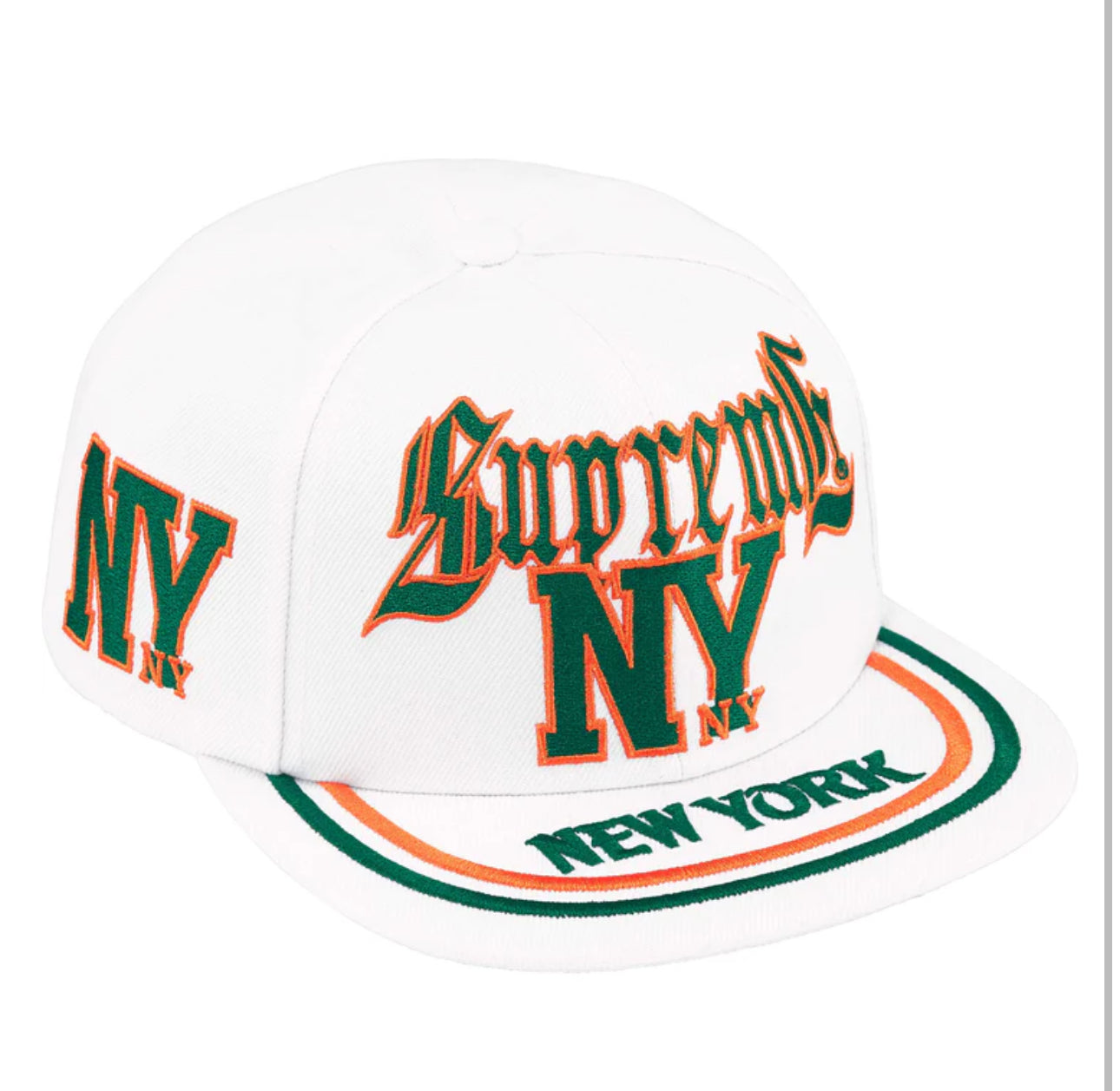 Supreme “New York 6-Panel” (White)