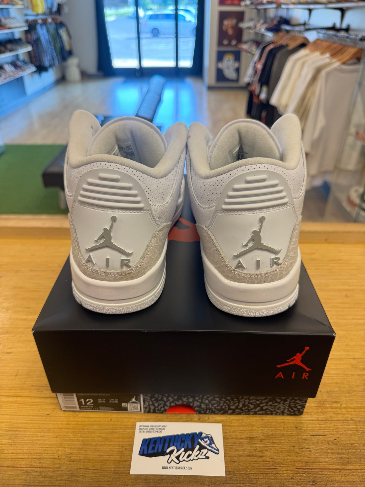 Jordan 3 Retro “Pure Money” 2025 (Sz 12)
