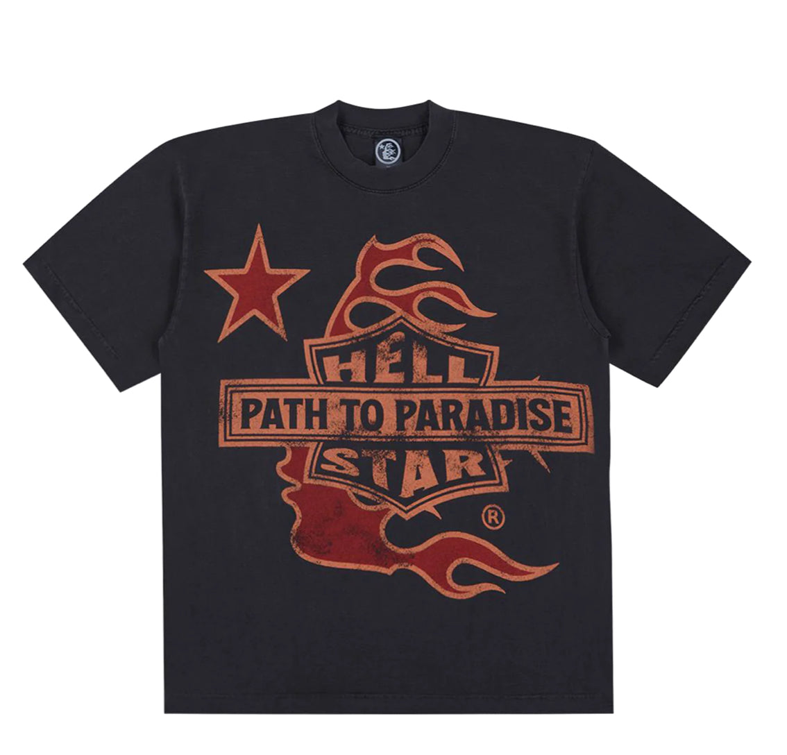 Hellstar Biker Tour Tee “Vintage Black”
