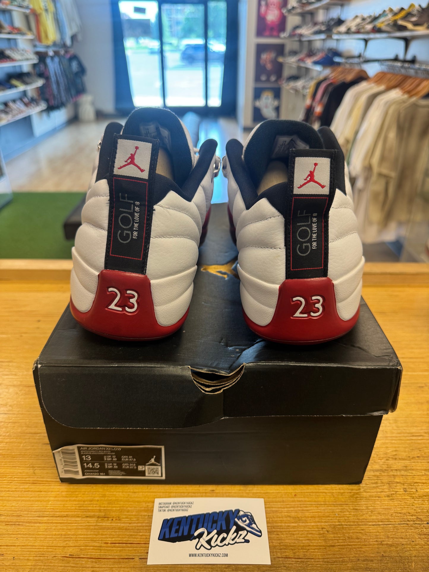 Jordan 12 Retro Low Golf “Cherry” (Sz 13)