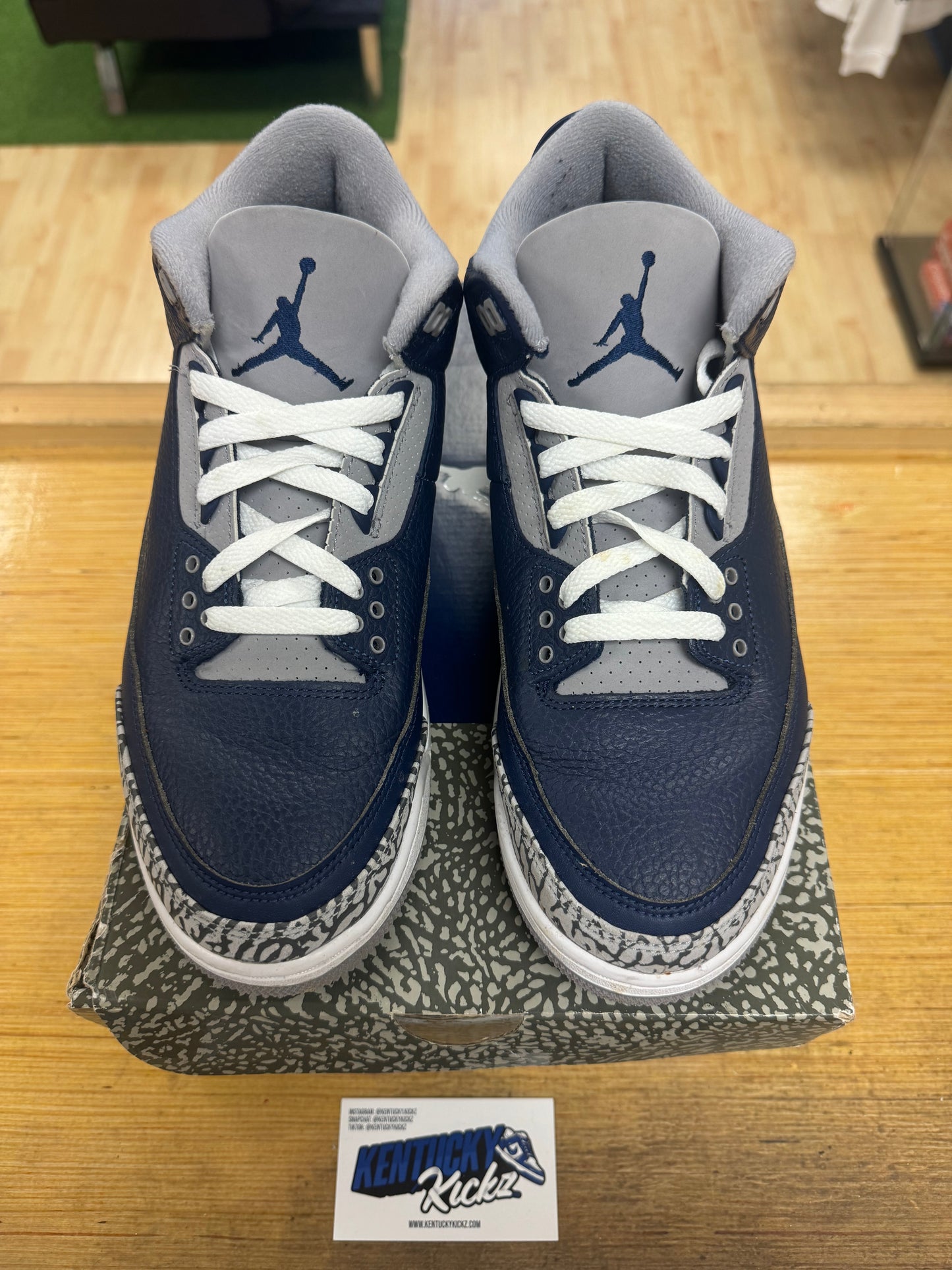 Jordan 3 Retro “Georgetown” (Sz 9.5)