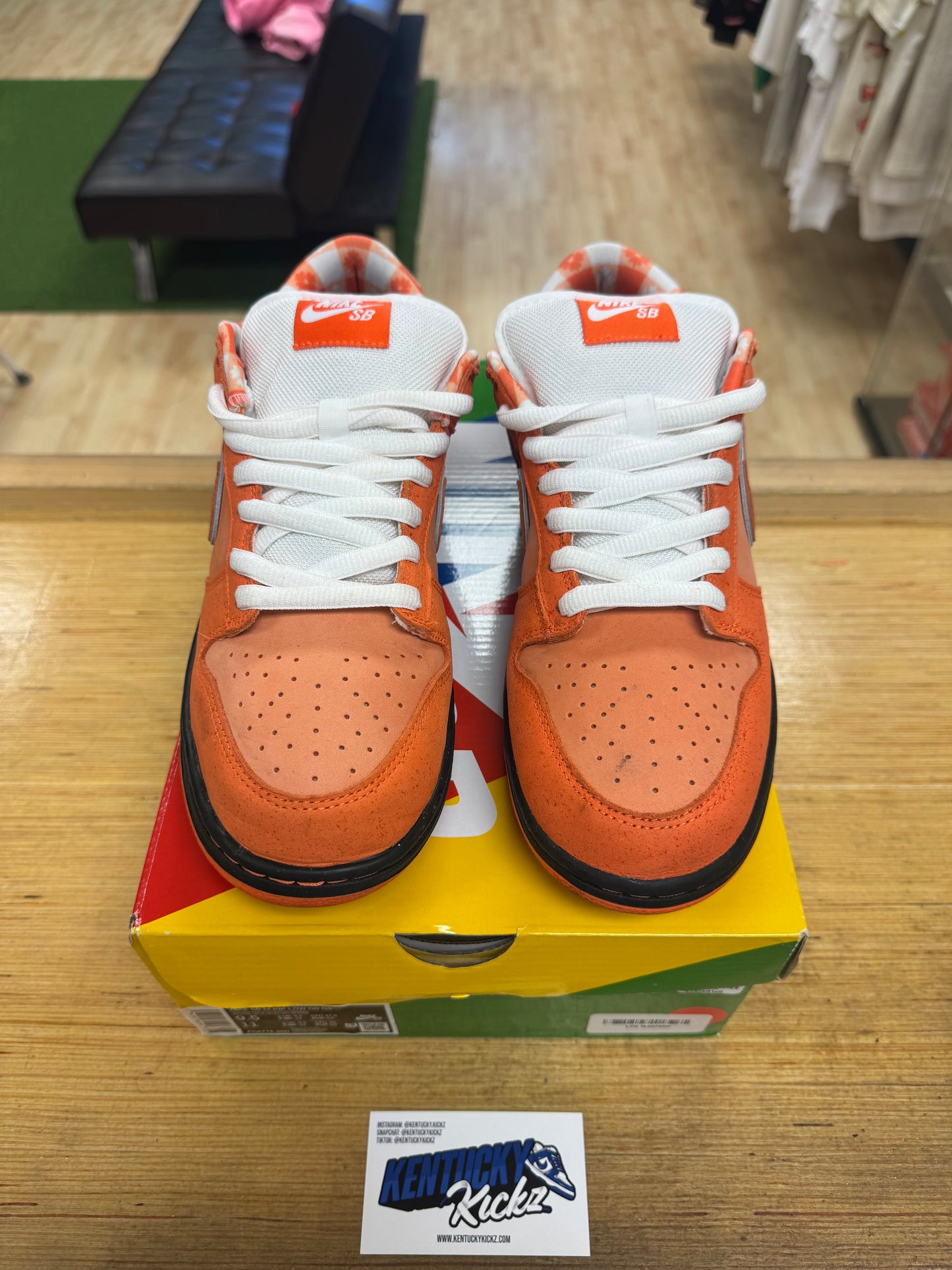 SB Dunk Low “Concept Orange Lobster” (Sz 9.5)