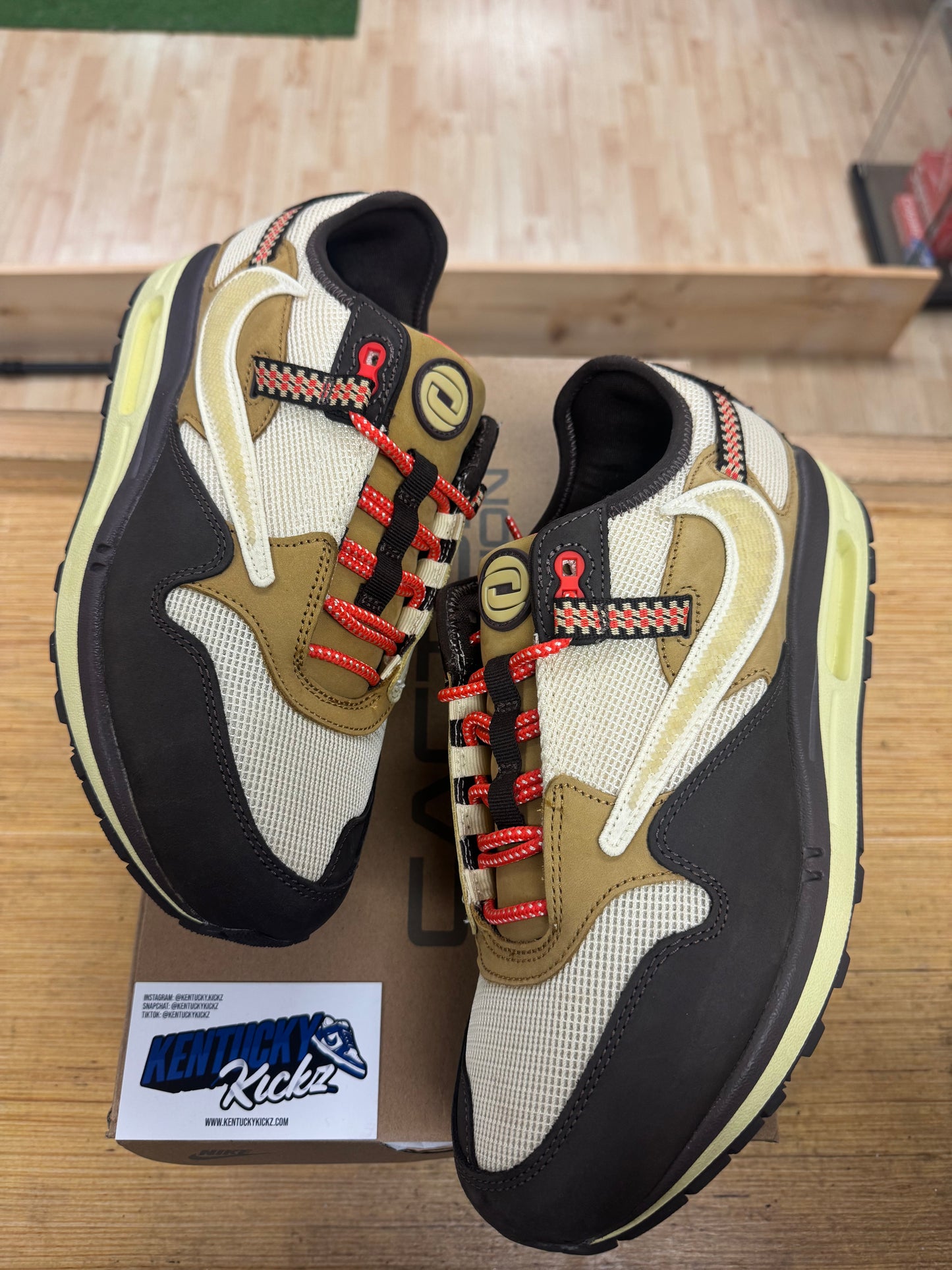 Air Max 1 “Travis Scott Cactus Jack Baroque Brown” (Sz 10)