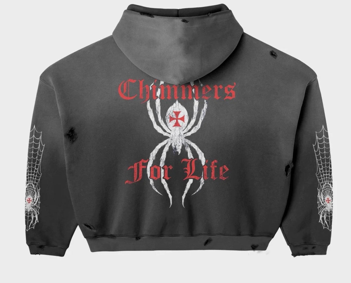 “HMDD” BLACK WIDOW ZIP UP