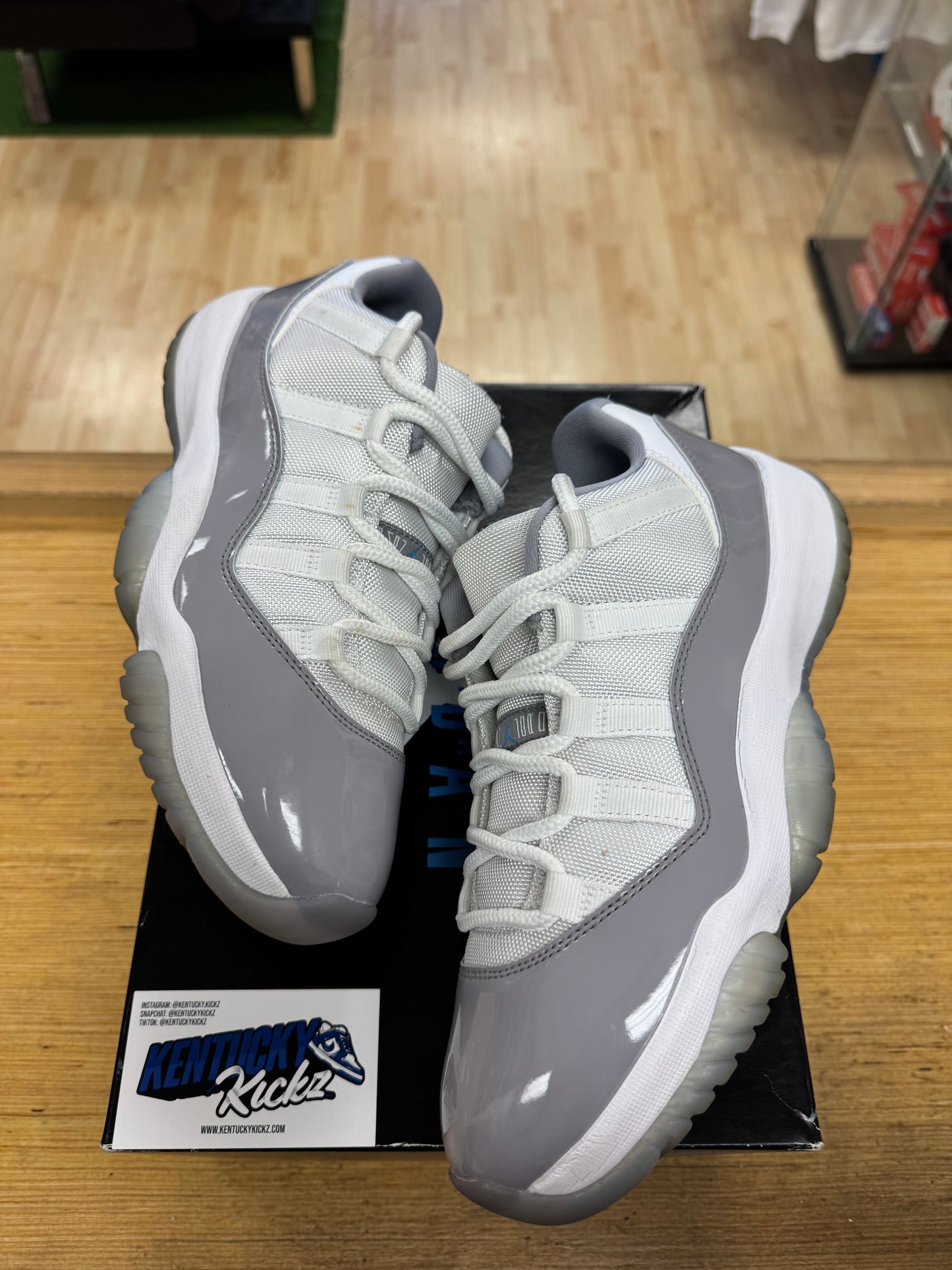 Jordan 11 Low “Cement Grey” (Sz 8.5)