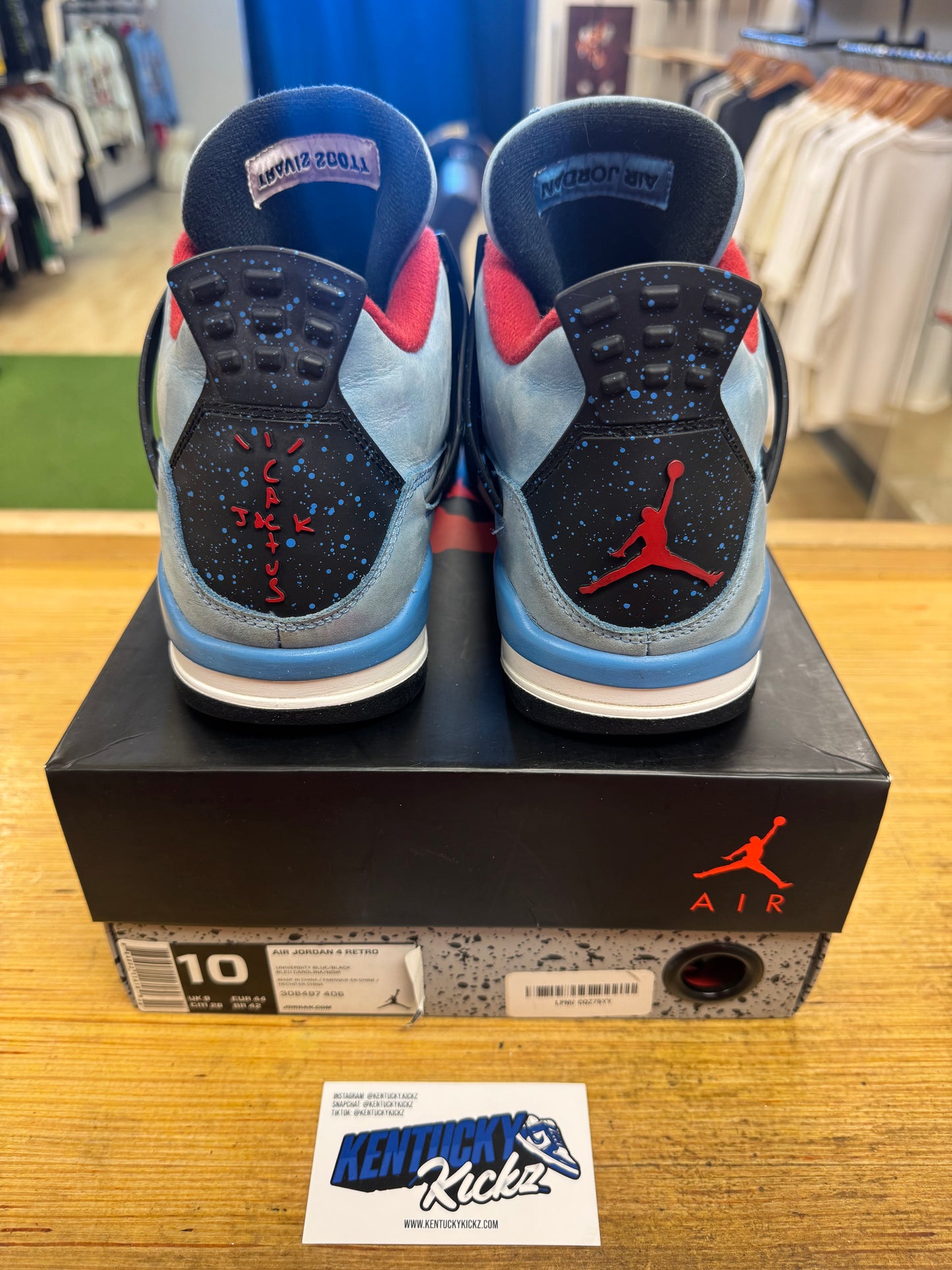 Jordan 4 Retro “Travis Scott” (Sz 10)