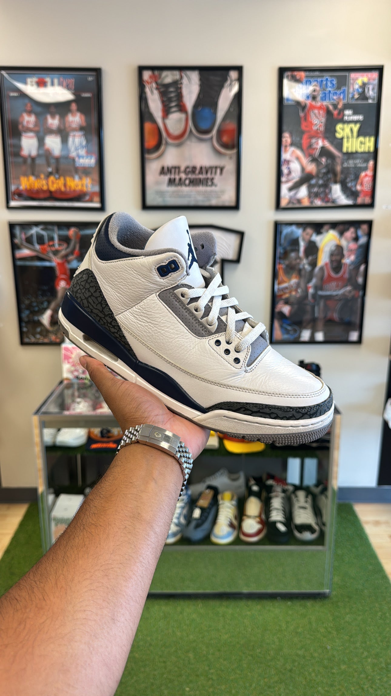 Jordan 3 Retro “Midnight Navy” (Sz 10)