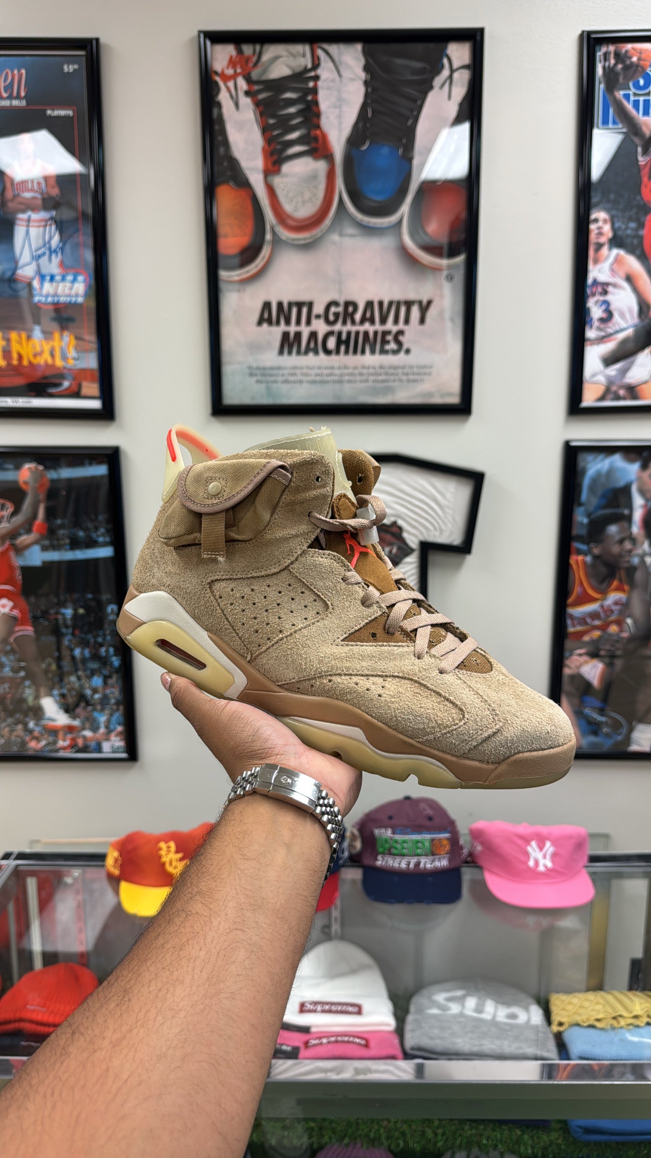 Jordan 6 Retro “Travis Scott British Khaki” (Sz 12)