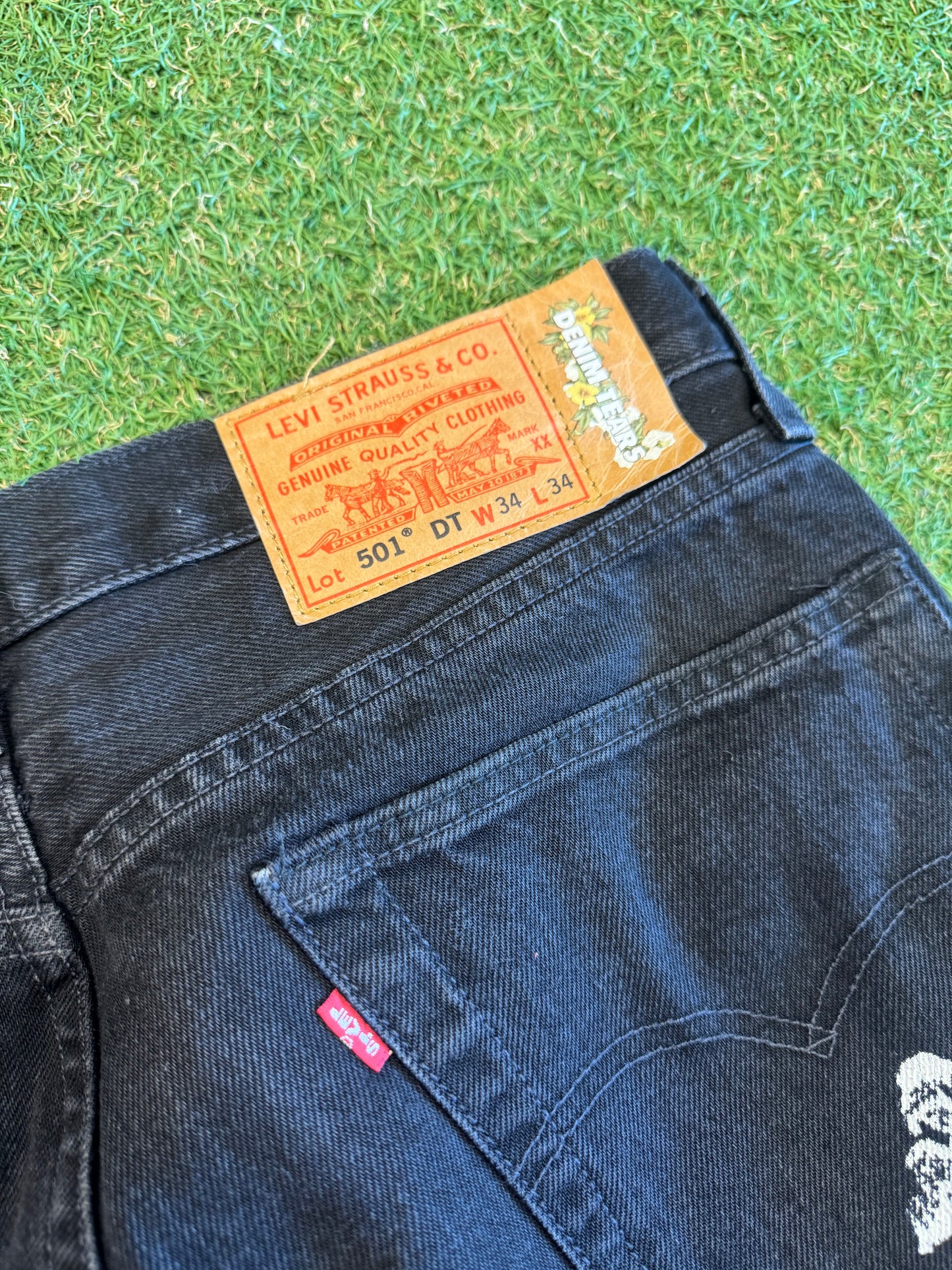 Denim Tears x Levi’s Cotton Wreath Jean (Black)