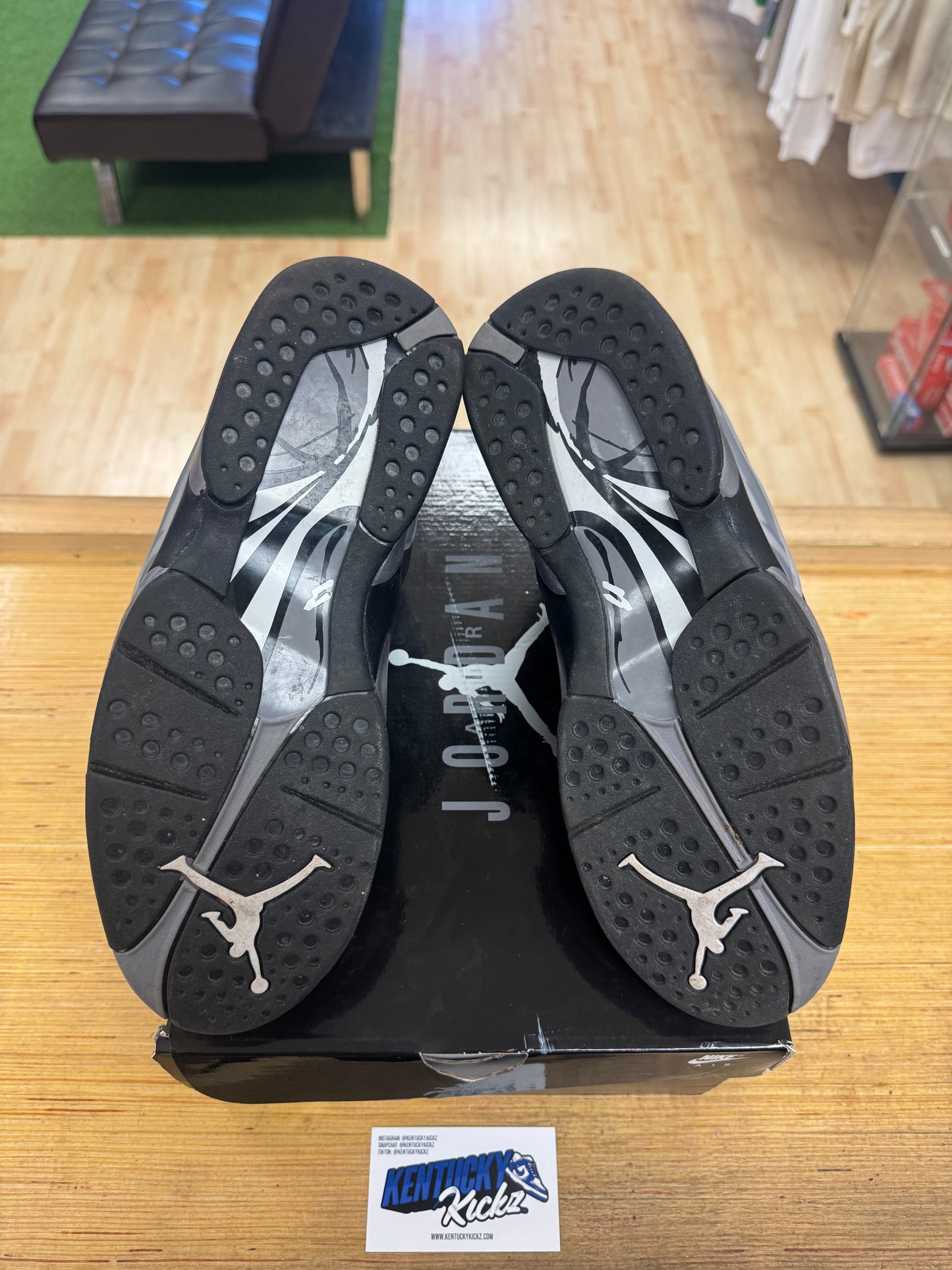 Jordan 8 Retro “Winterized Smoke” (Sz 8.5)