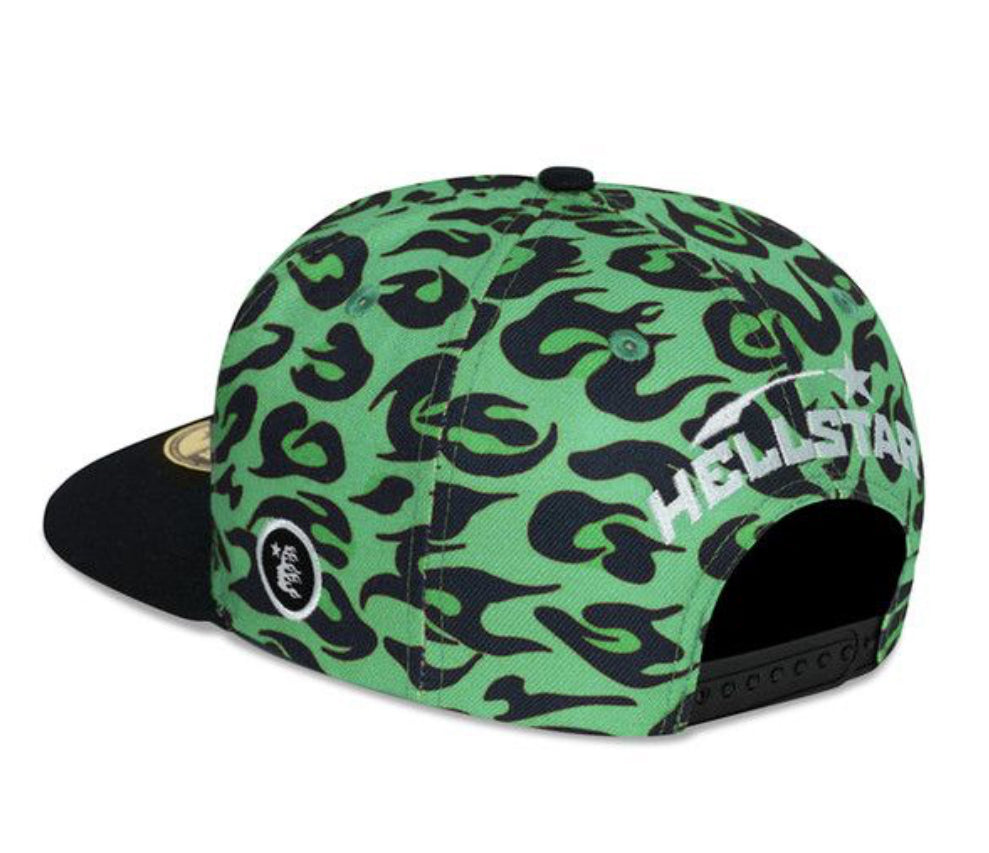 HELLSTAR Cheetah Print Hat Snapback
“Green”
