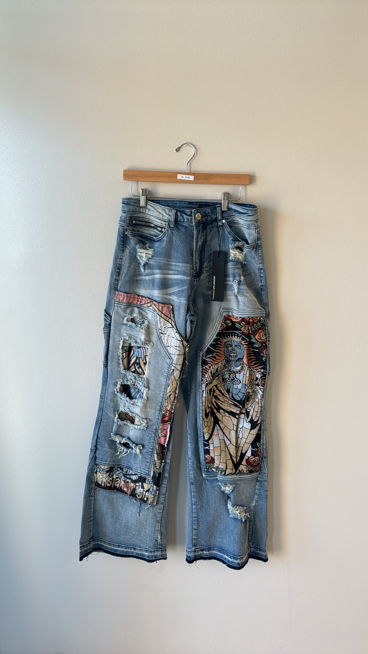 “ROCKSTAR” Yanis Blue Baggy Fit Jean