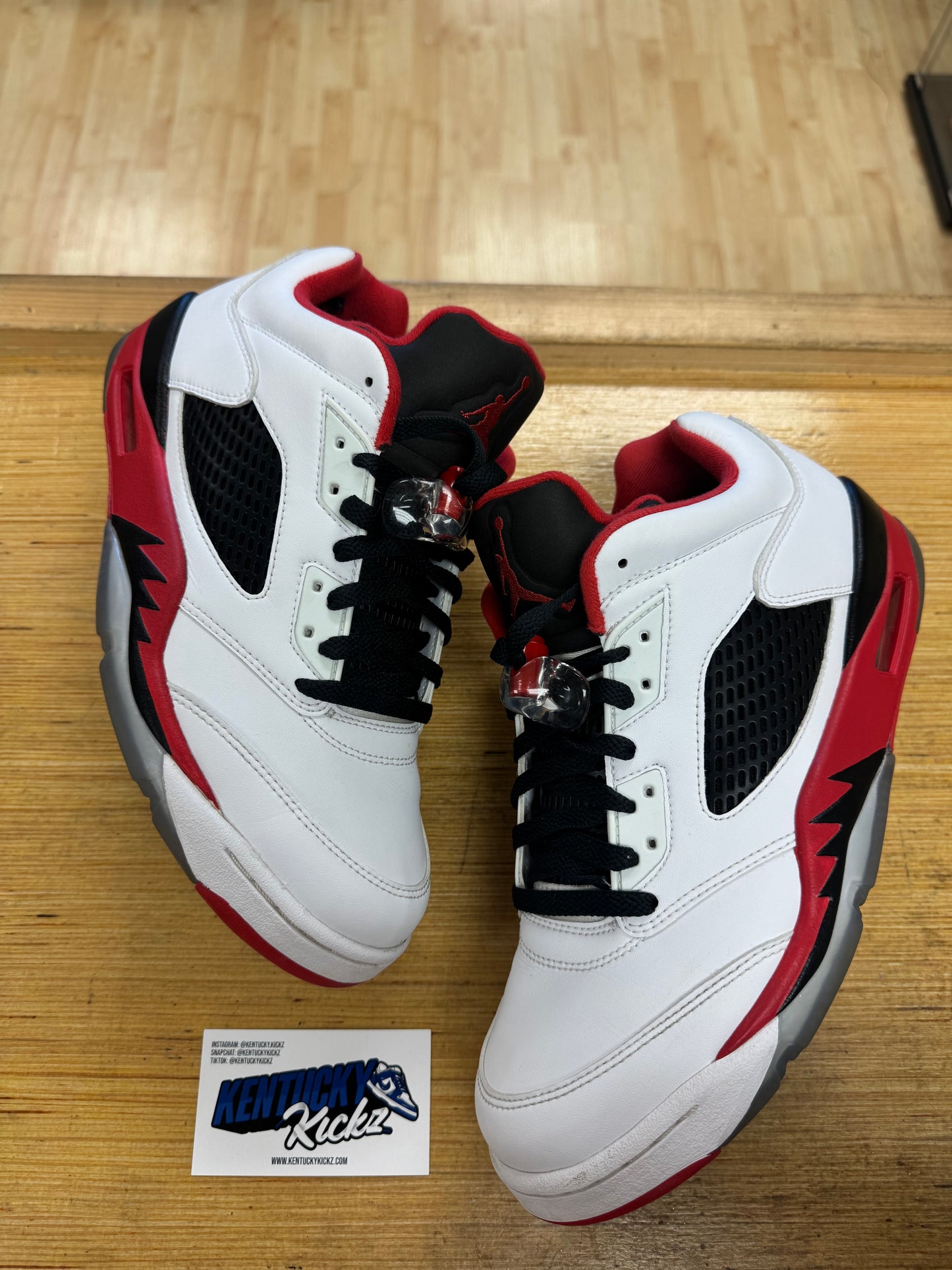 Jordan 5 Low “Fire Red” (Sz 9.5)