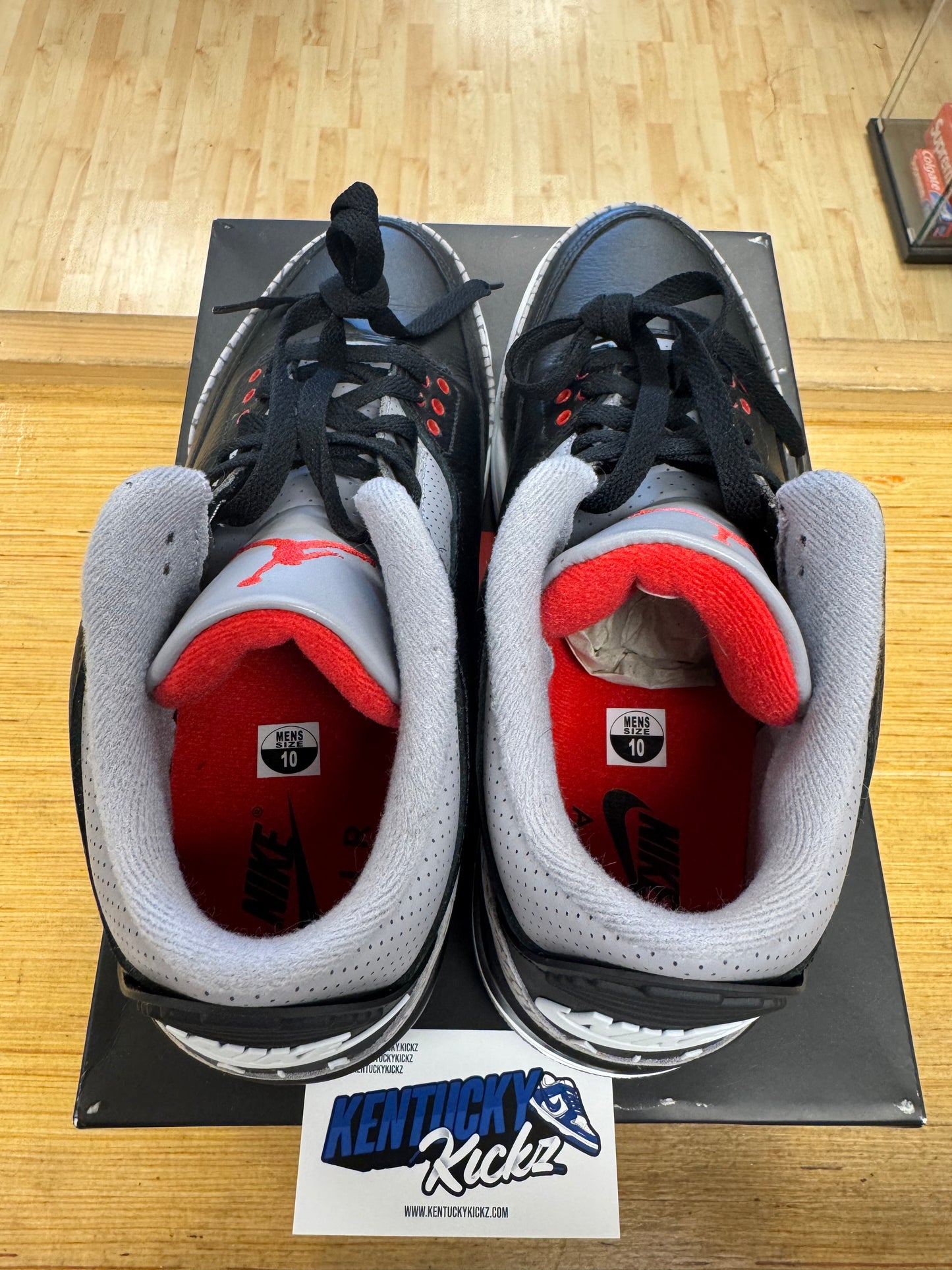 Jordan 3 Retro OG “Black Cement” 2024 (Sz 10)