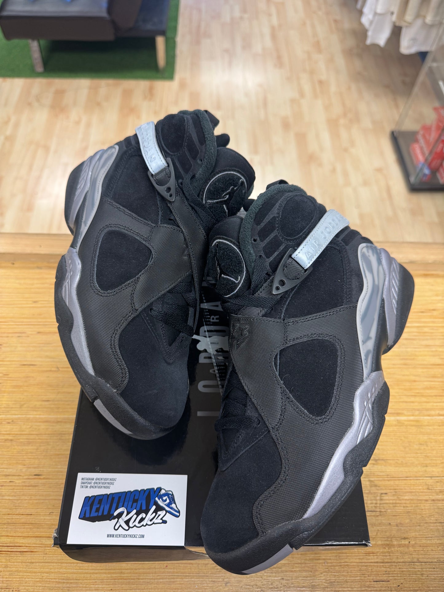 Jordan 8 Retro “Winterized Smoke” (Sz 8.5)