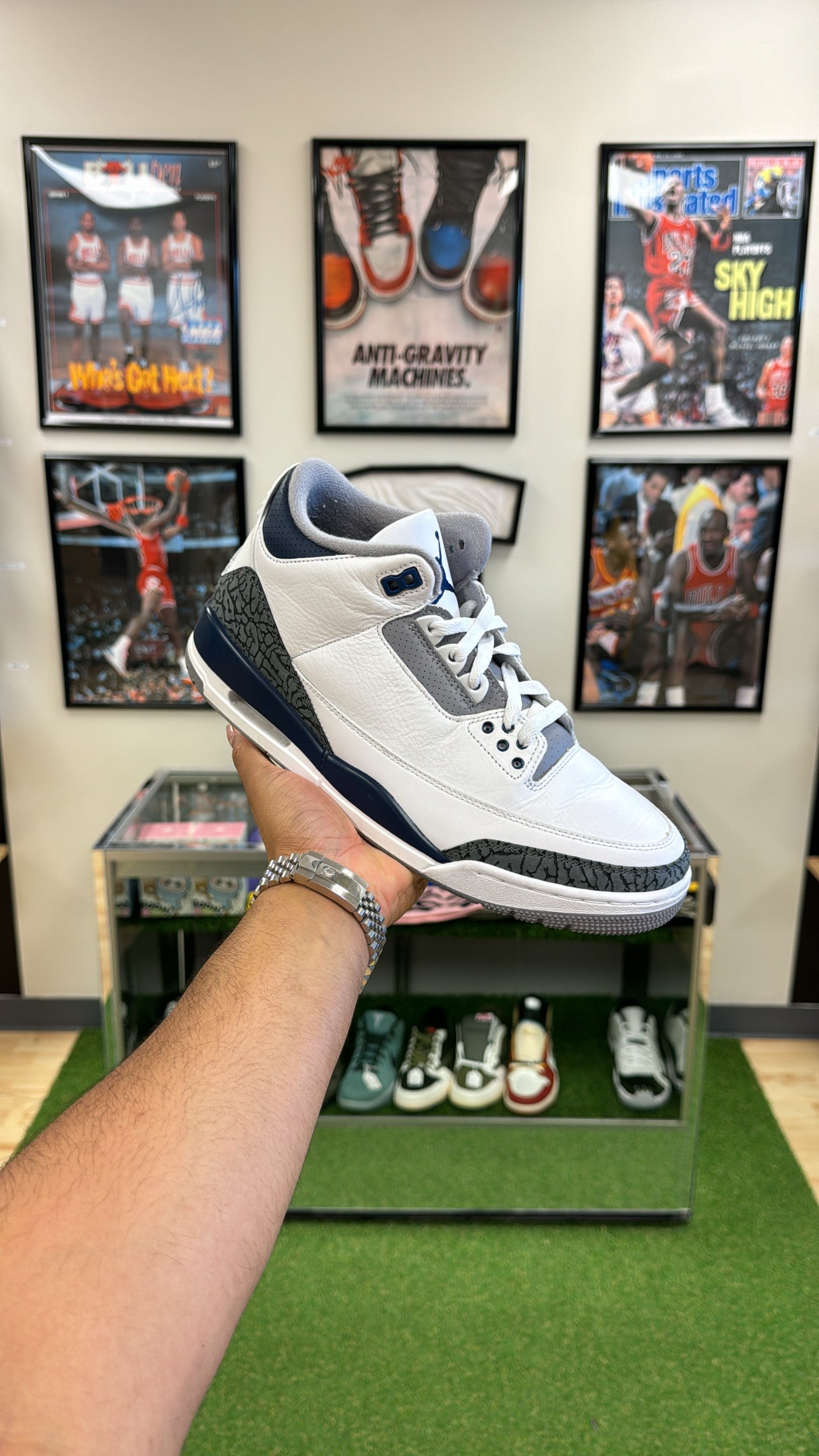 Jordan 3 Retro “Midnight Navy” (Sz 10.5)