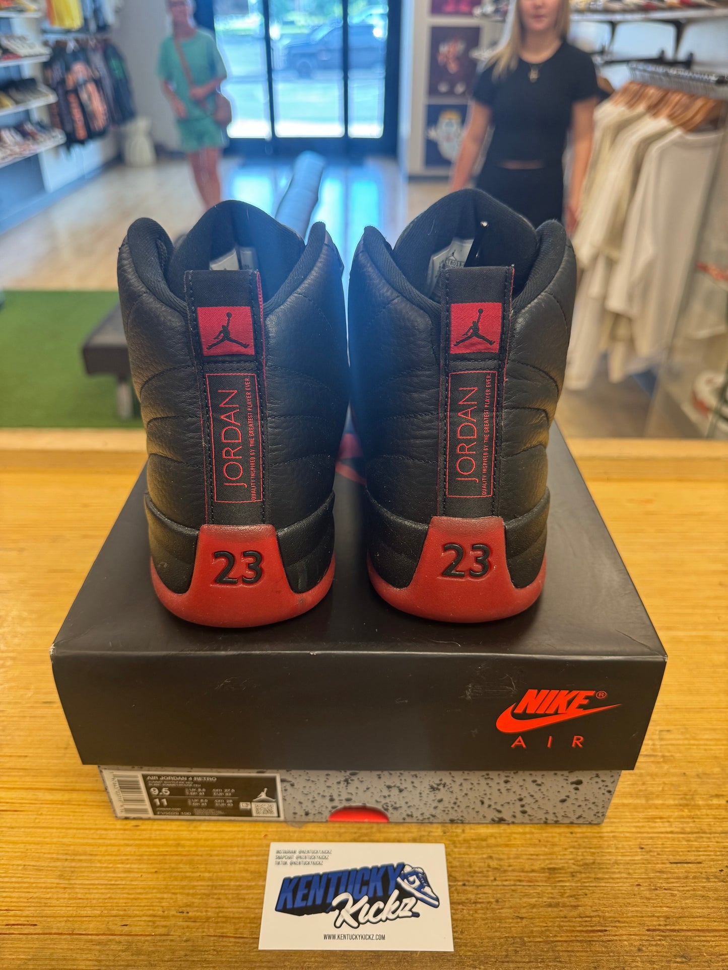 Jordan 12 Retro “Flu Game” (Sz 9.5)