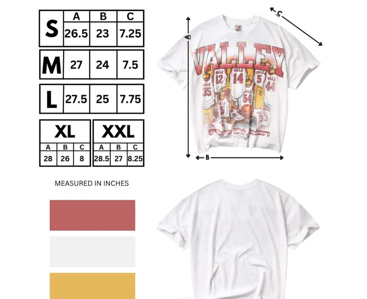 Vale Forever BLEACHERS TEE (White)