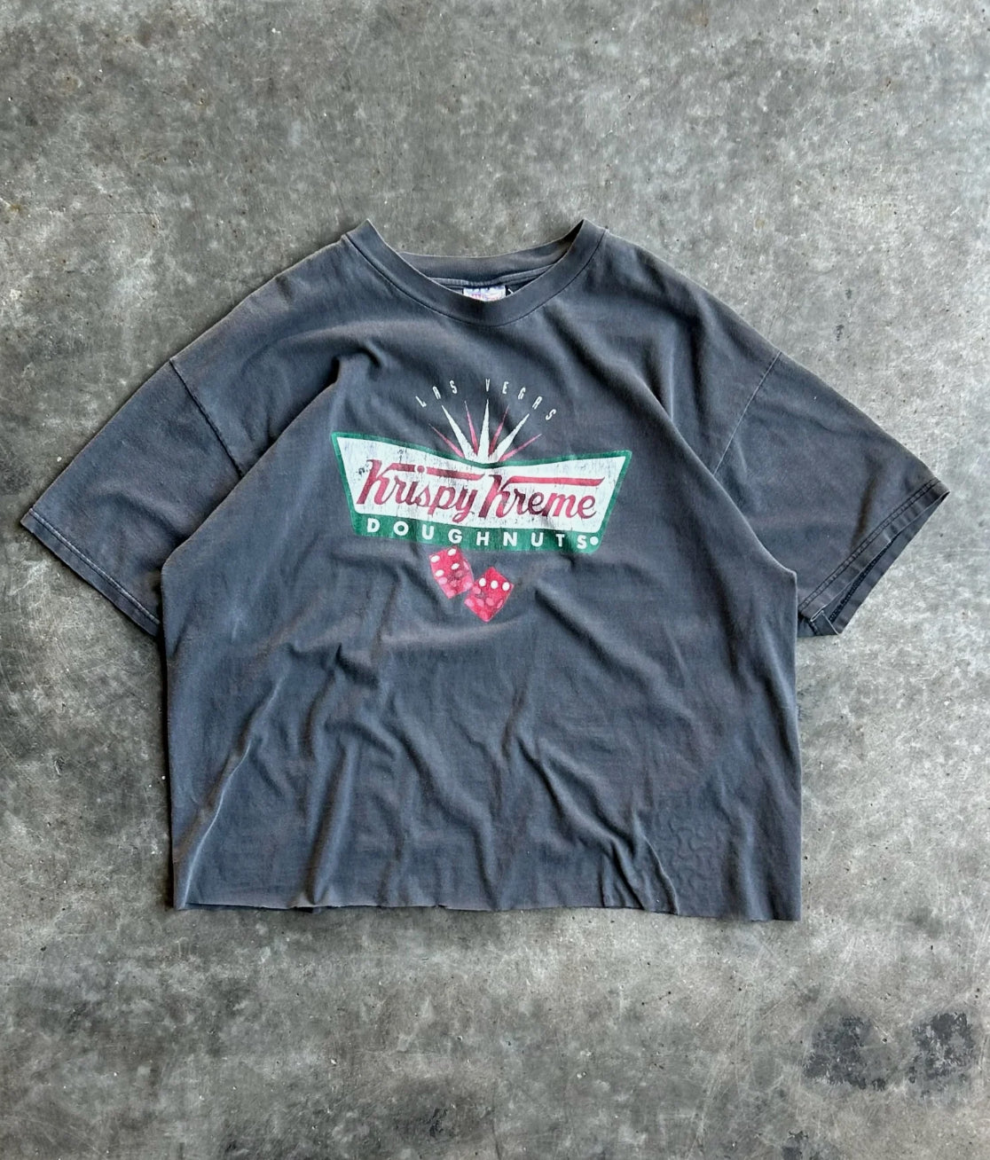 Vintage Krispy Kreme Las Vegas Cropped Tee