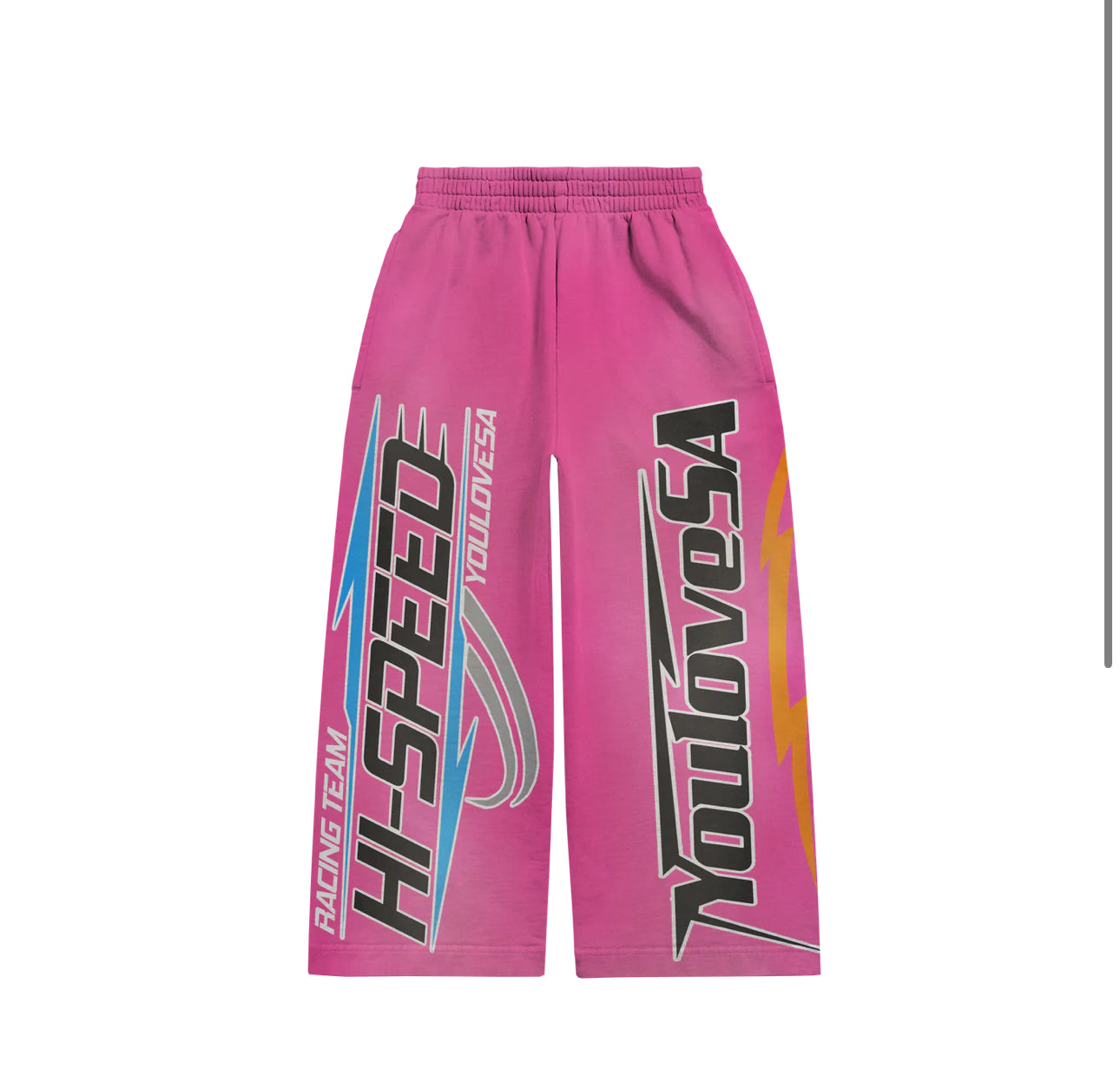 PINK YLSA RACING SWEATPANTS