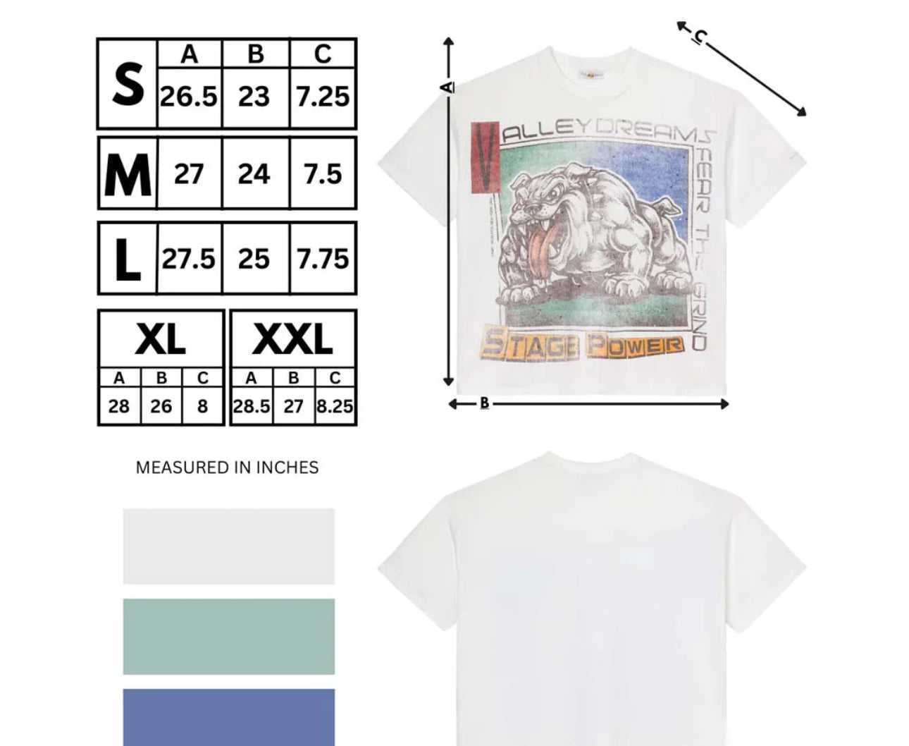 “Vale” BIG STAGE TEE