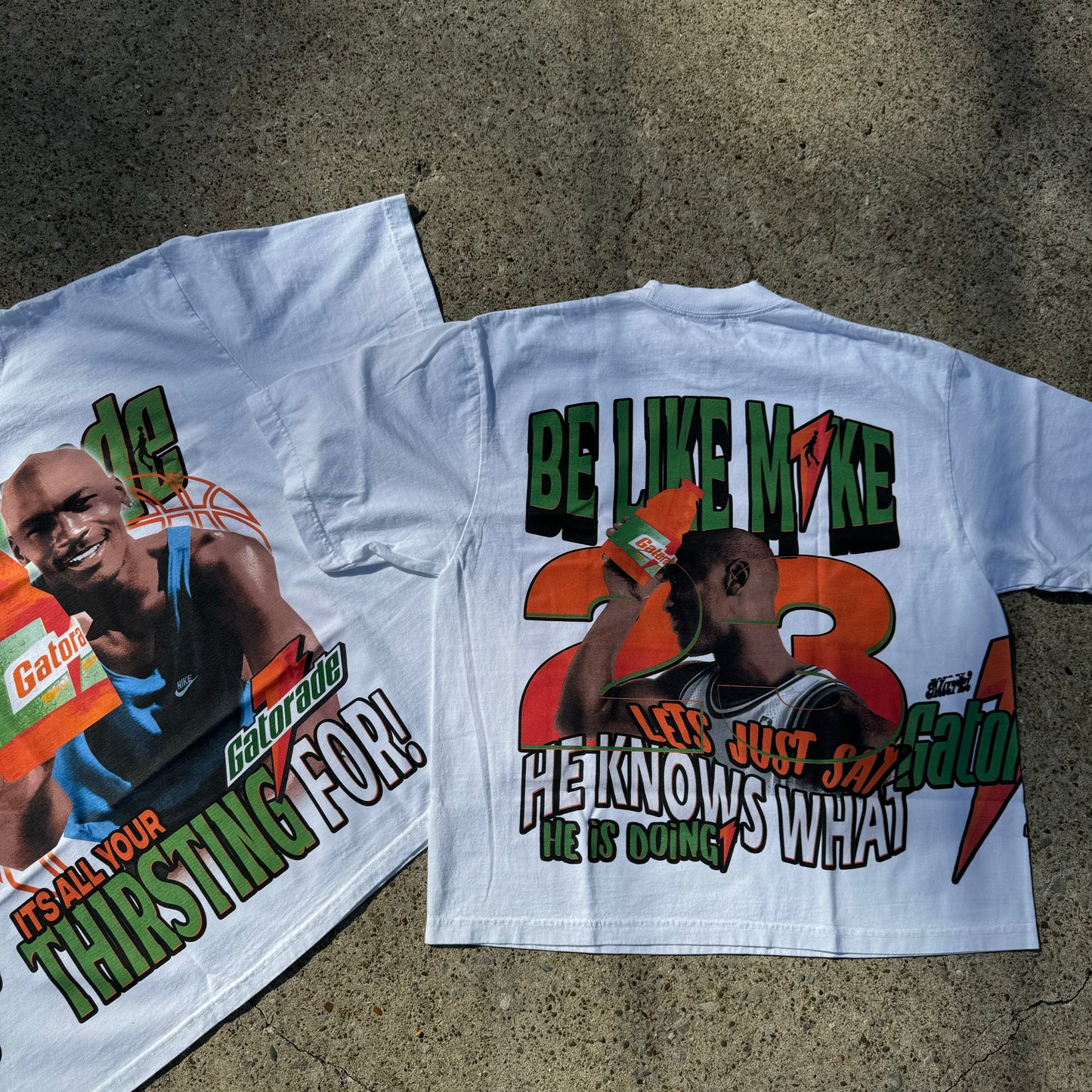 “ByMarki” MJ Gatorade tee