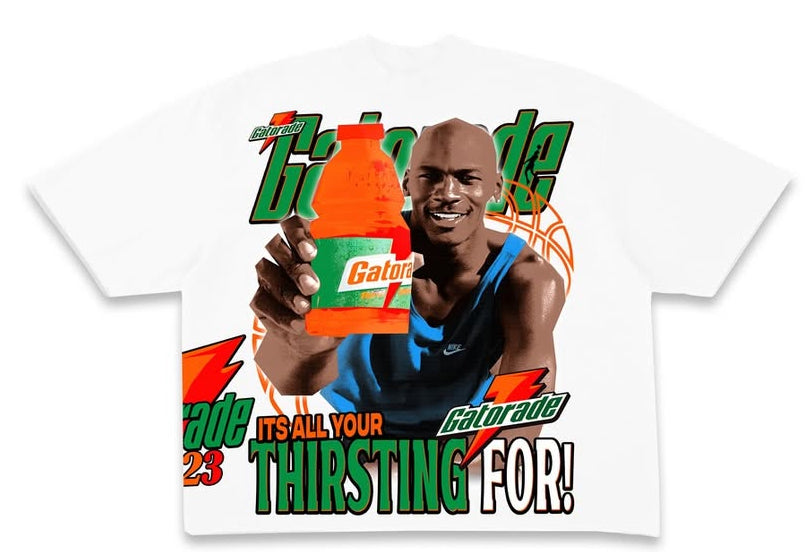 “ByMarki” MJ Gatorade tee