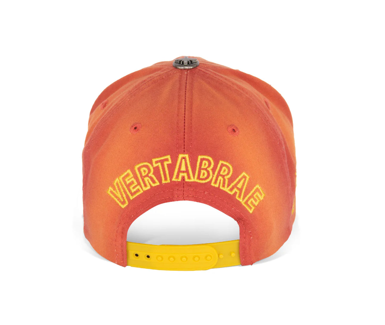 “Vertabrae” ORANGE AND YELLOW SNAPBACK