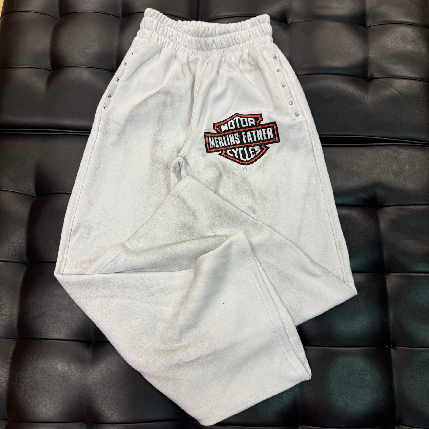 Merlin MOTO White Pants