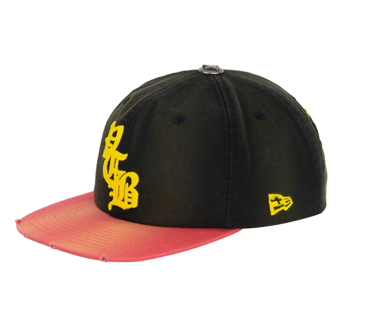 “Vertabrae” BLACK AND GOLD SNAPBACK