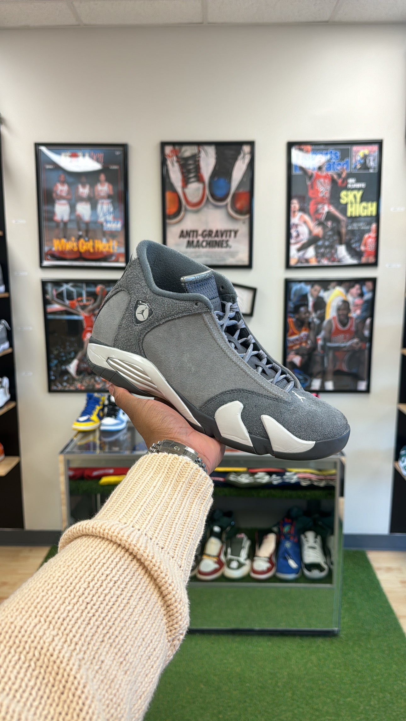 Jordan 14 Retro “Flint Grey” (Sz 10.5)