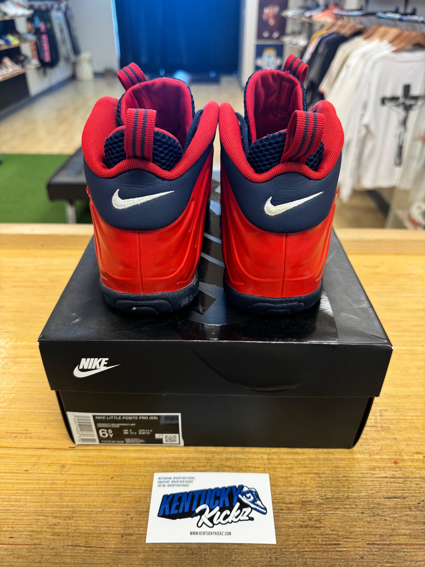 Foamposite One “USA” (Sz 6.5Y)