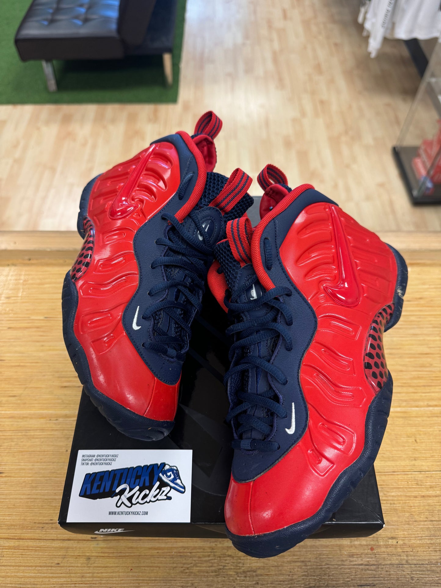 Foamposite One “USA” (Sz 6.5Y)