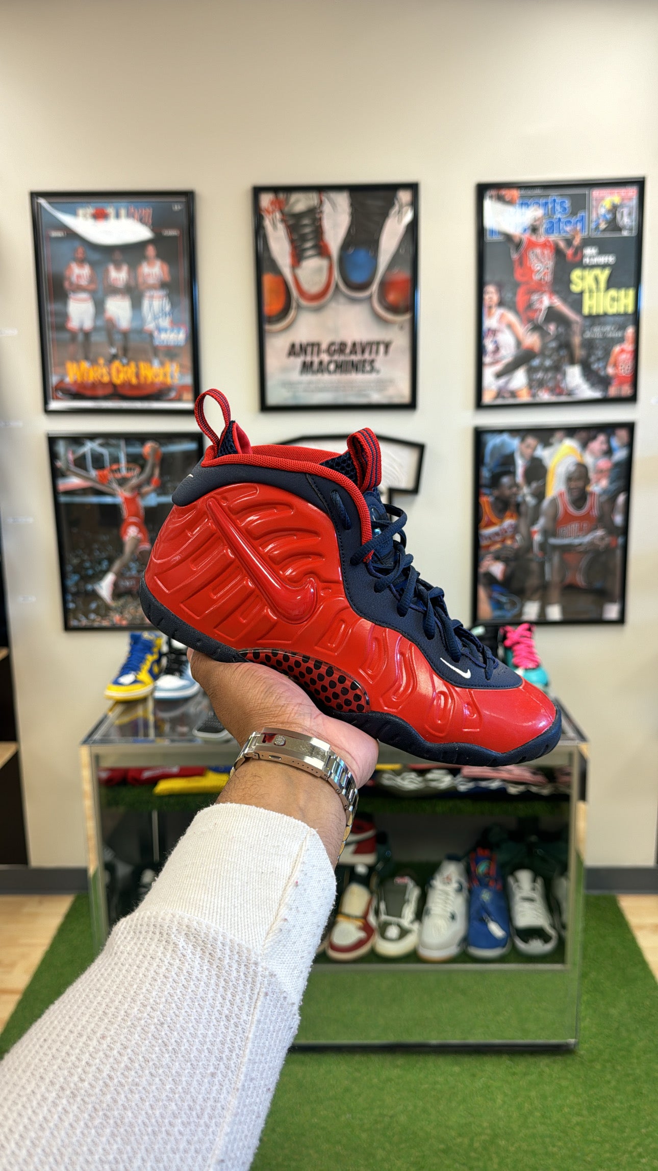 Foamposite One “USA” (Sz 6.5Y)