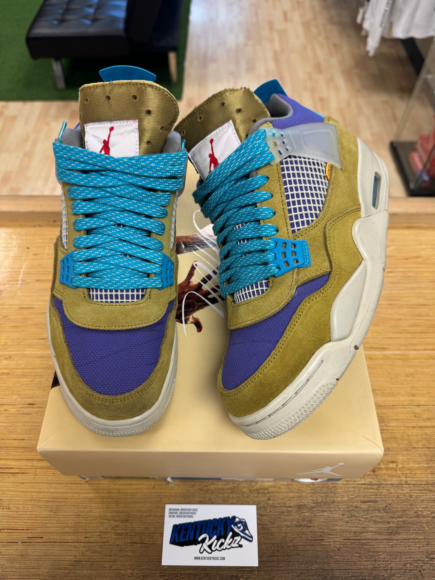 Jordan 4 Retro SP “30th Anniversary Union Desert Moss” (Sz 10)