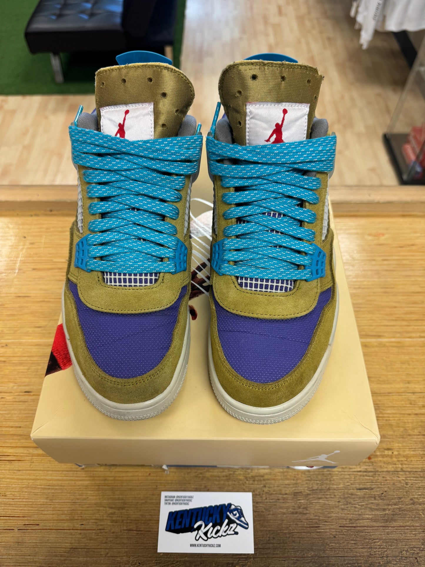 Jordan 4 Retro SP “30th Anniversary Union Desert Moss” (Sz 10)