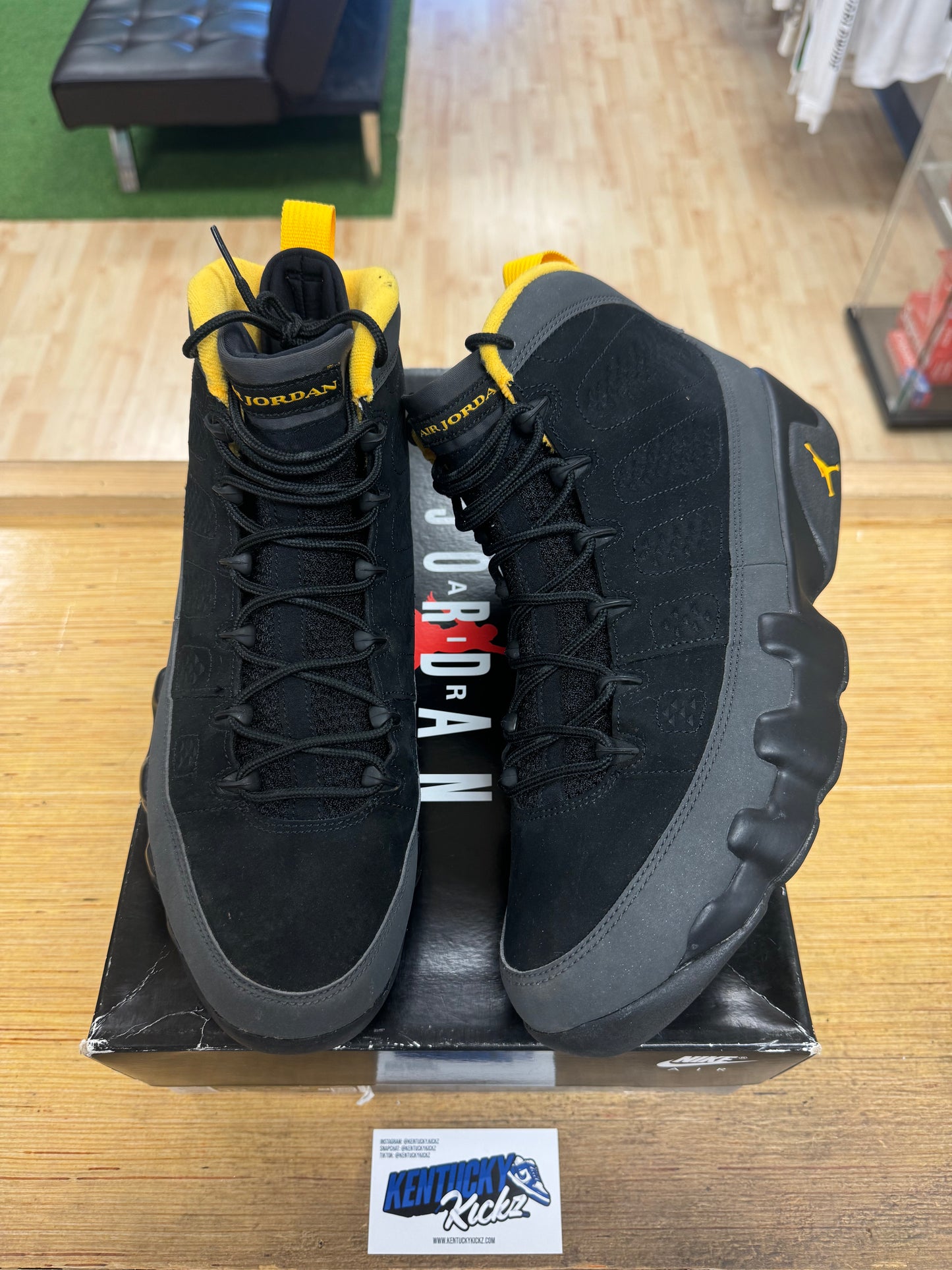 Jordan 9 Retro “Dark Charcoal” (Sz 12)