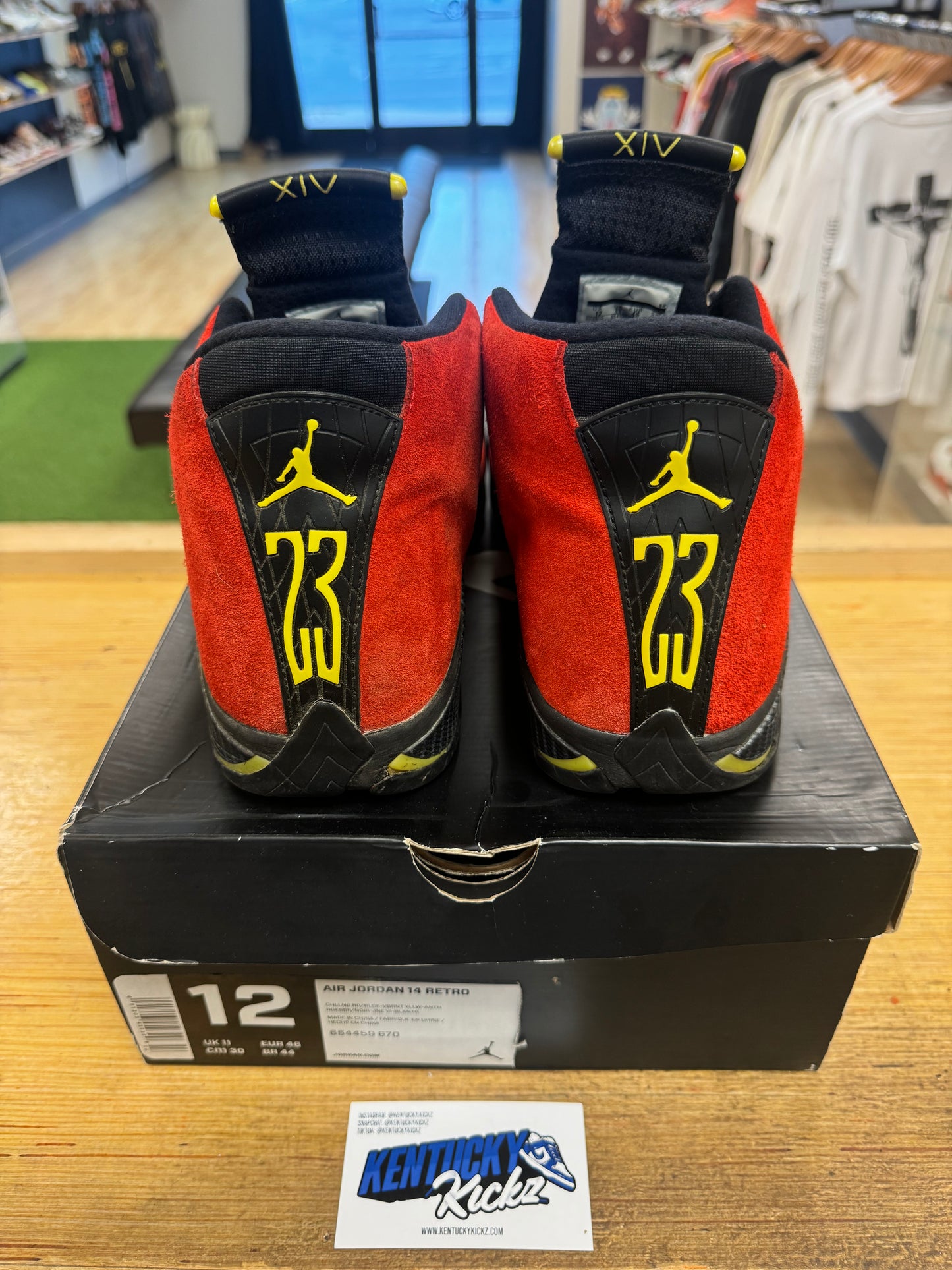 Jordan 14 Retro “Ferrari” (Sz 12)