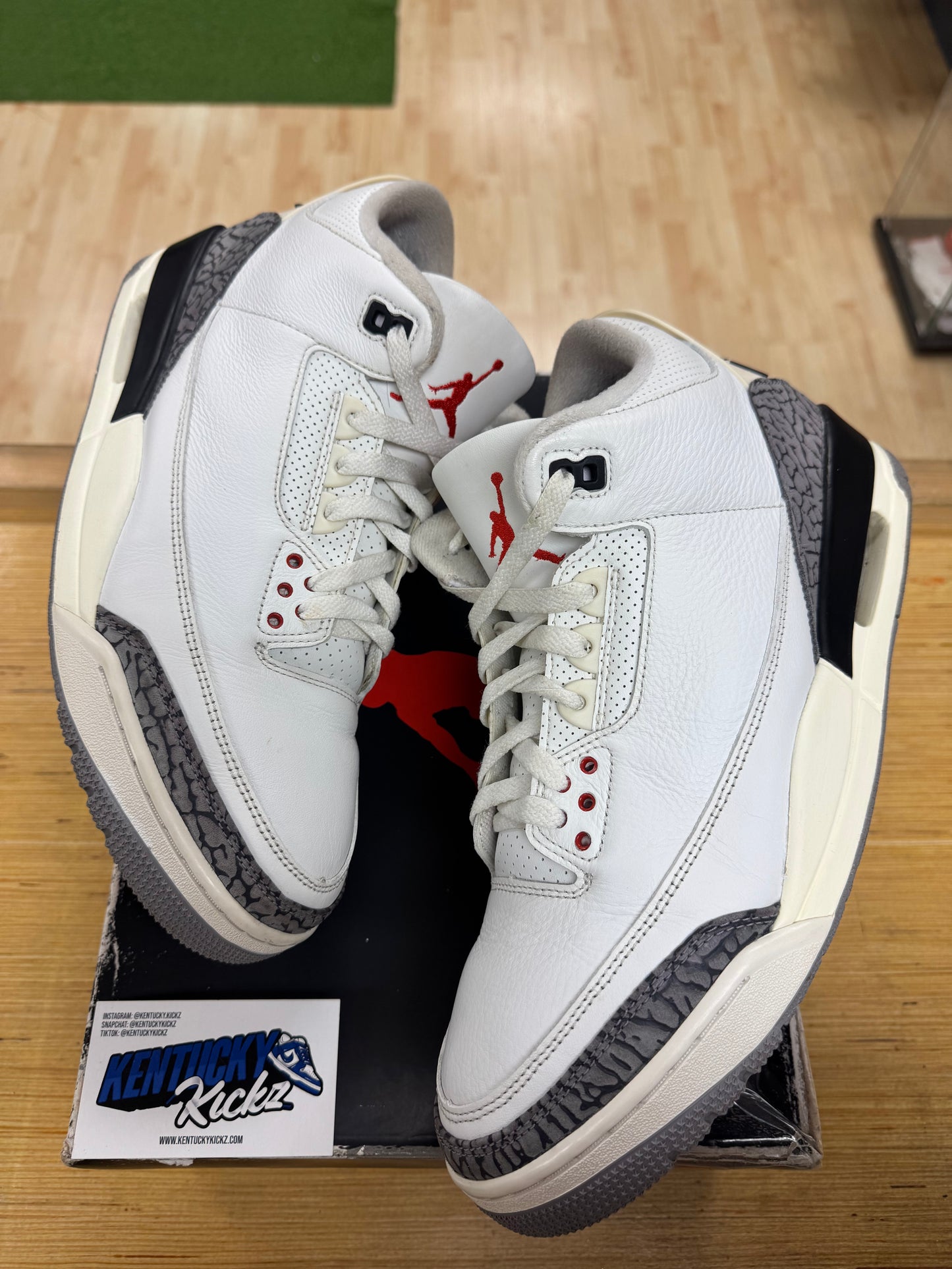 Jordan 3 Retro “White Cement Reimagined” (Sz 12)