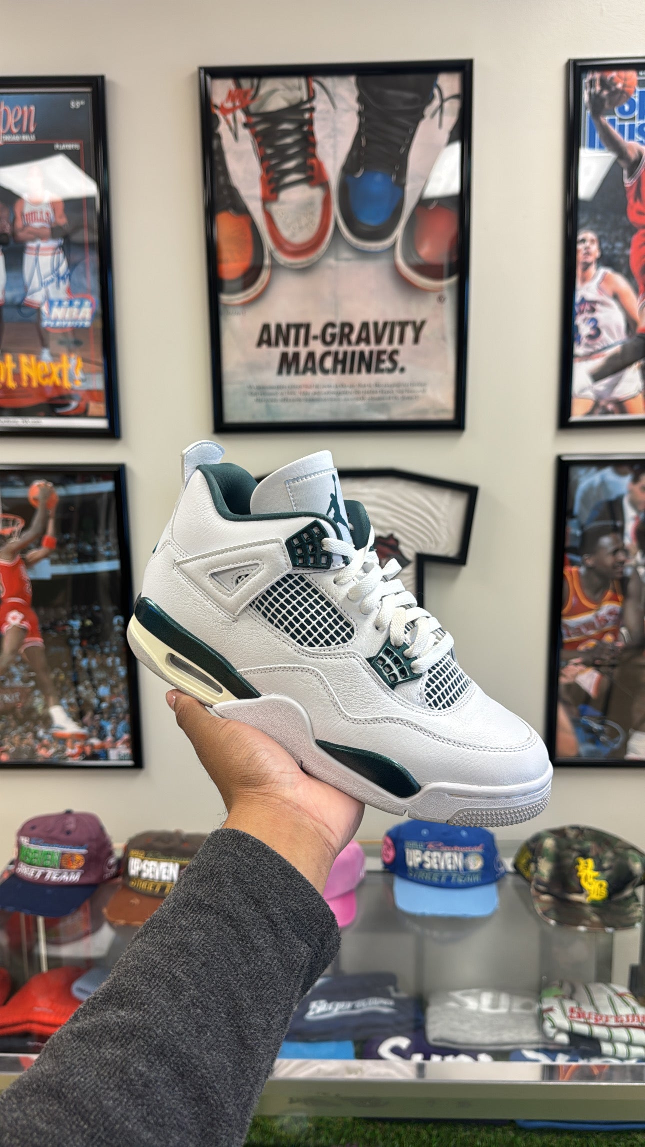 Jordan 4 Retro “Oxidized Green” (Sz 8.5)