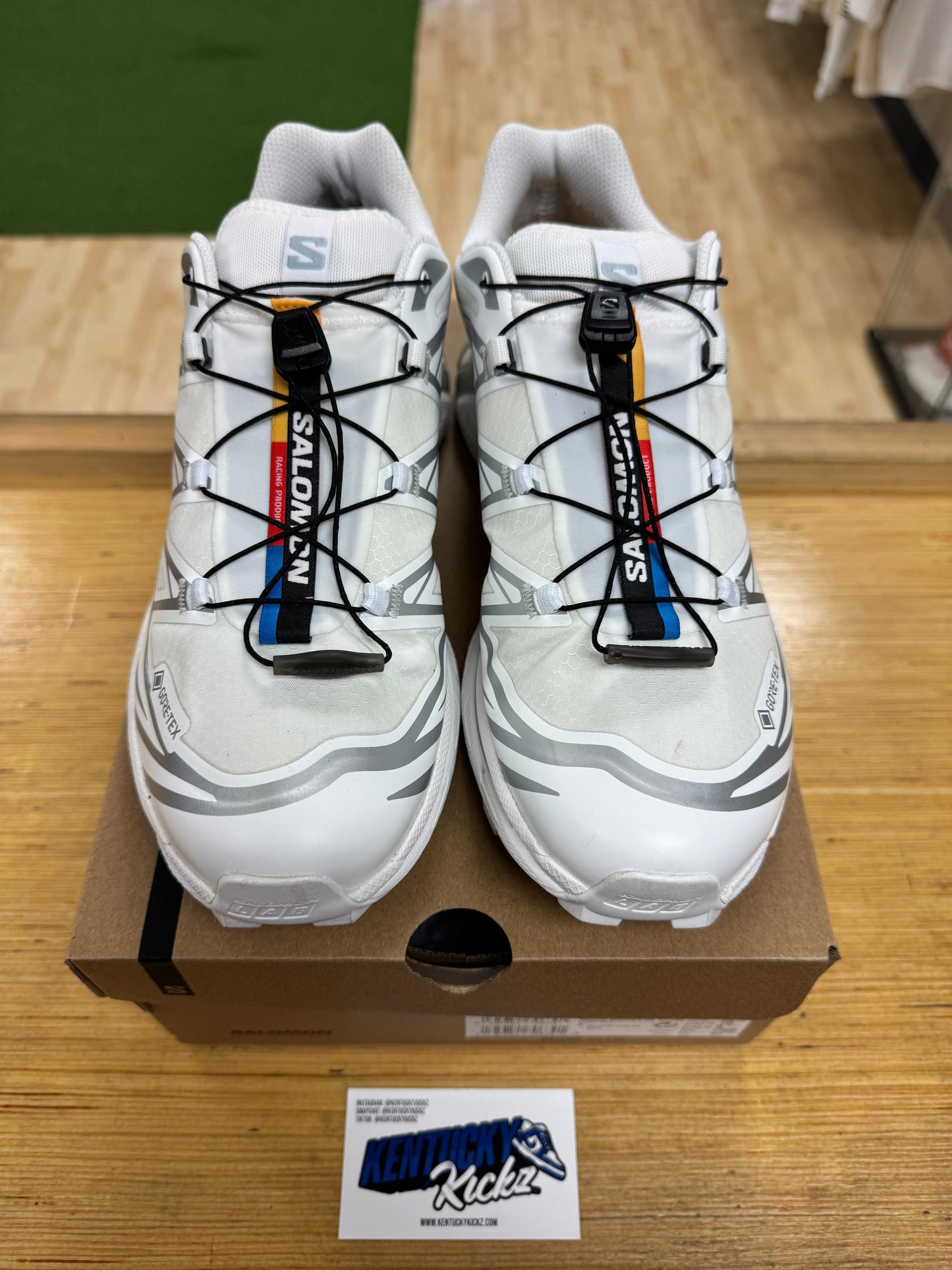 Salomon XT-6 “White/Ftw Silver” (Sz 9)