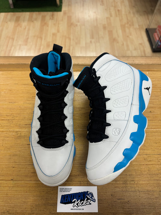 Jordan 9 Retro “Powder Blue” (Sz 10.5)
